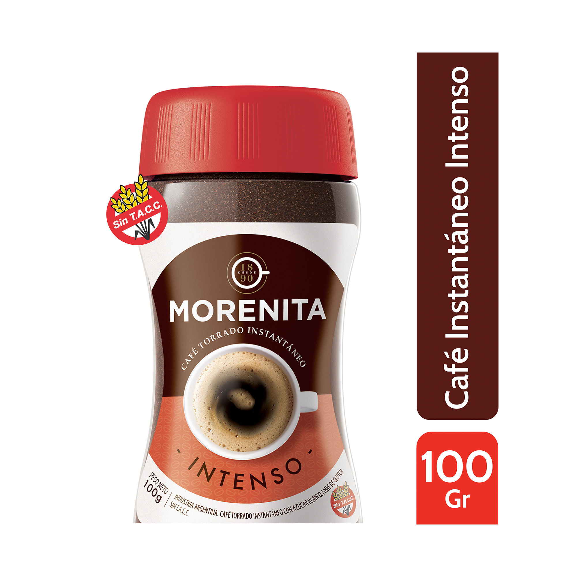 Café instantáneo Morenita frasco 100 g.
