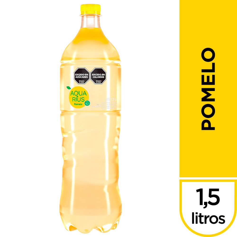 Agua saborizada de pomelo Aquarius 1,5 lts