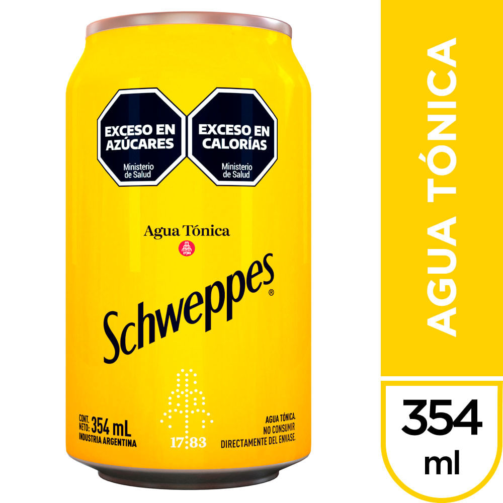 Gaseosa tónica Schweppes 354 ml