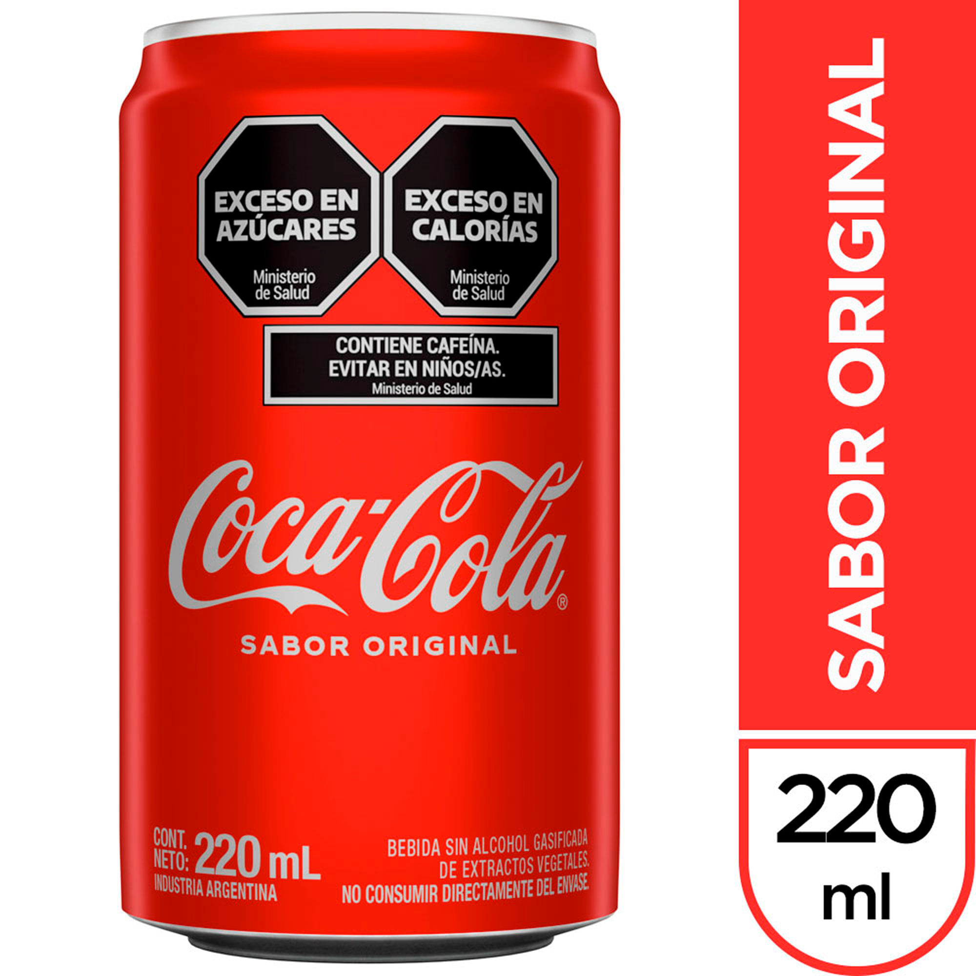 Gaseosa cola Coca Cola sabor original 220 ml