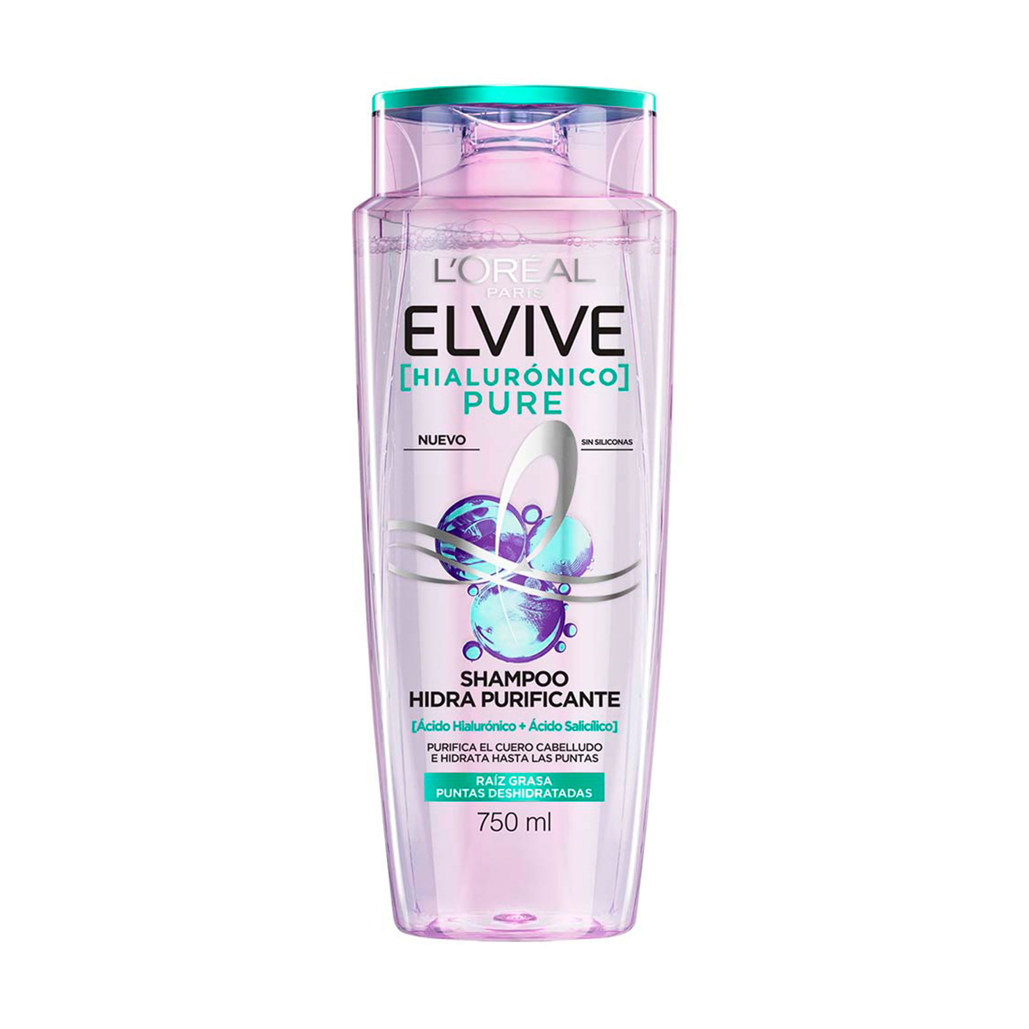 Shampoo Elvive hidra purific hialuronico 750 cc