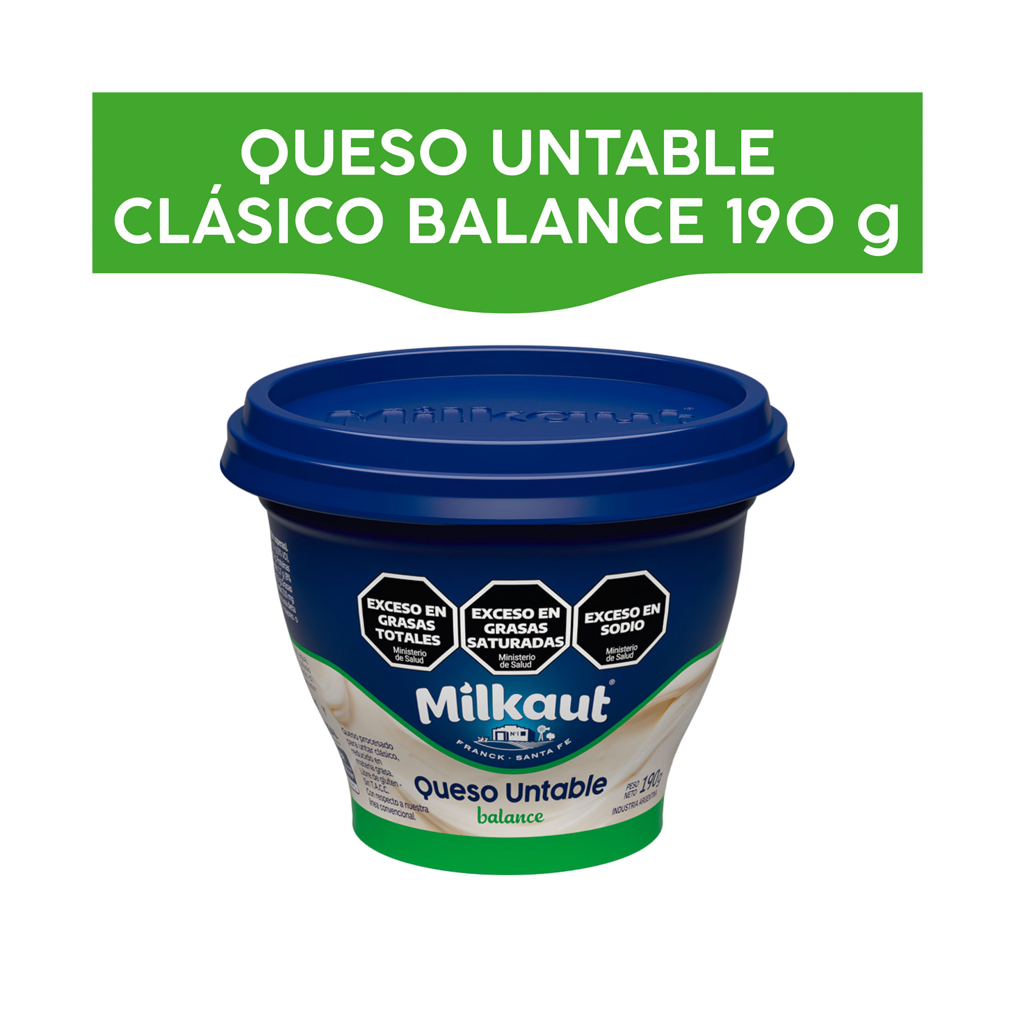 Queso untable light Milkaut tradicional 190 g