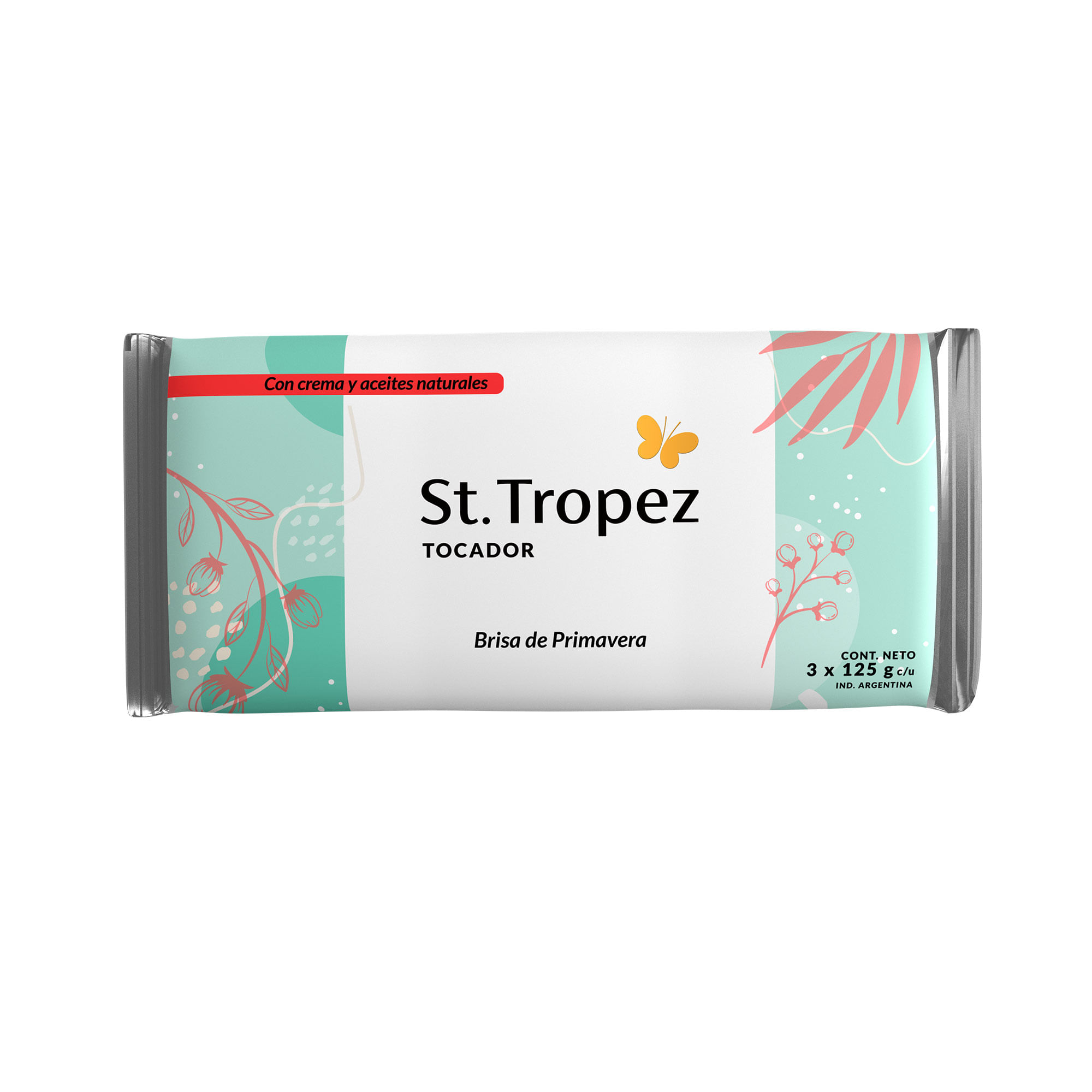Jabón de tocador St Tropez brisa primaveral x 3 uni
