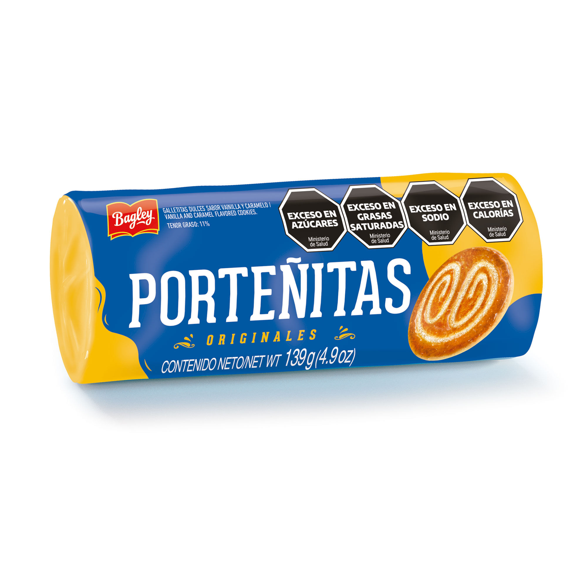 Galletitas vainilla Porteñitas 139 g.