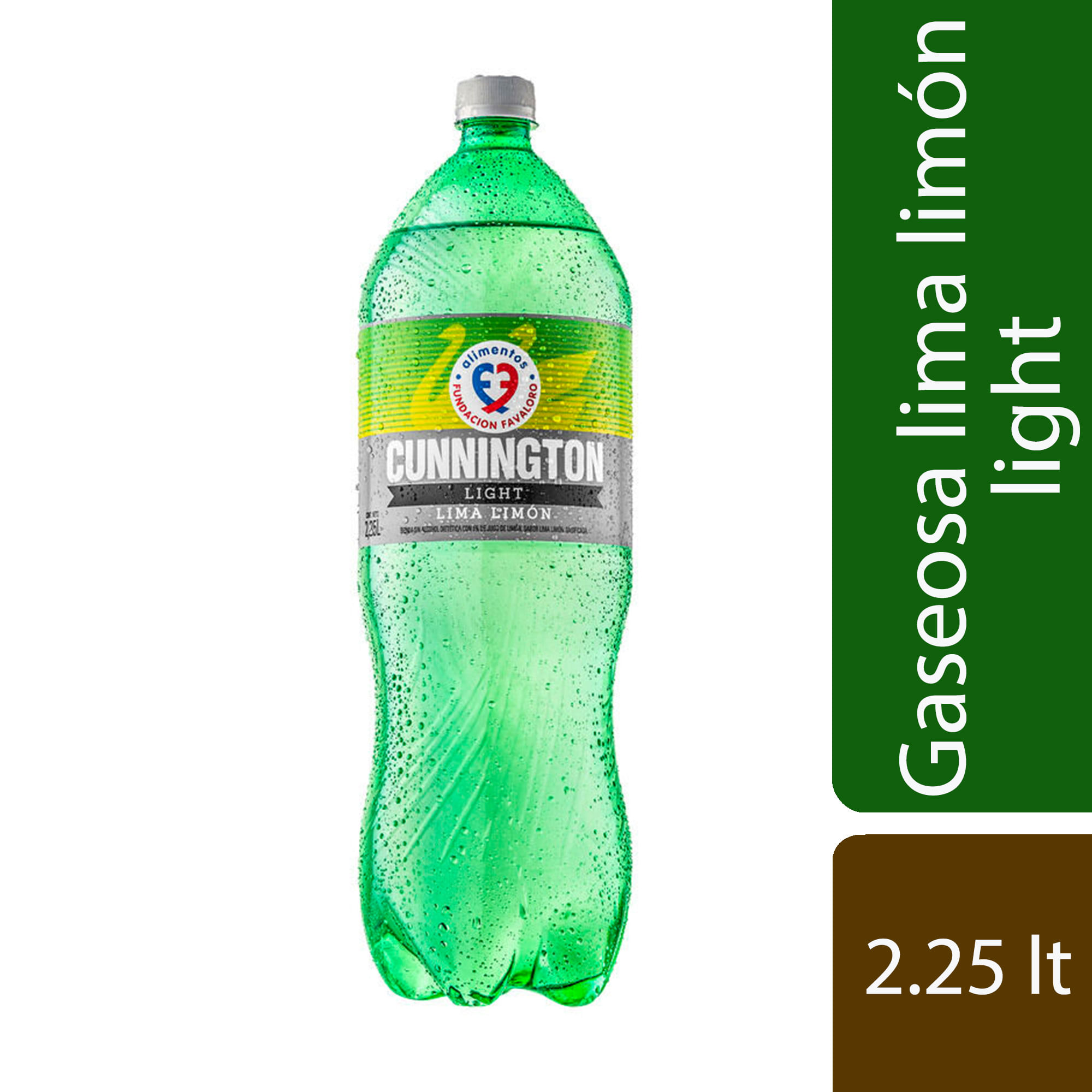 Gaseosa lima limón Cunnington suave sin tacc 2,25 lts