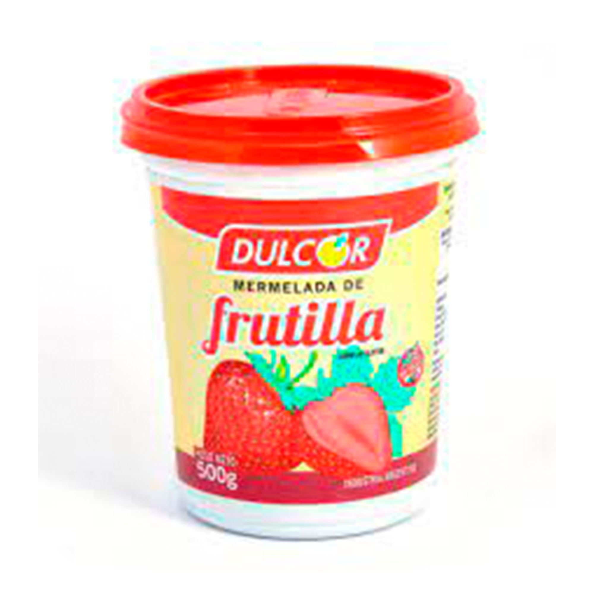 Mermelada de frutilla Dulcor en pote 500 g.