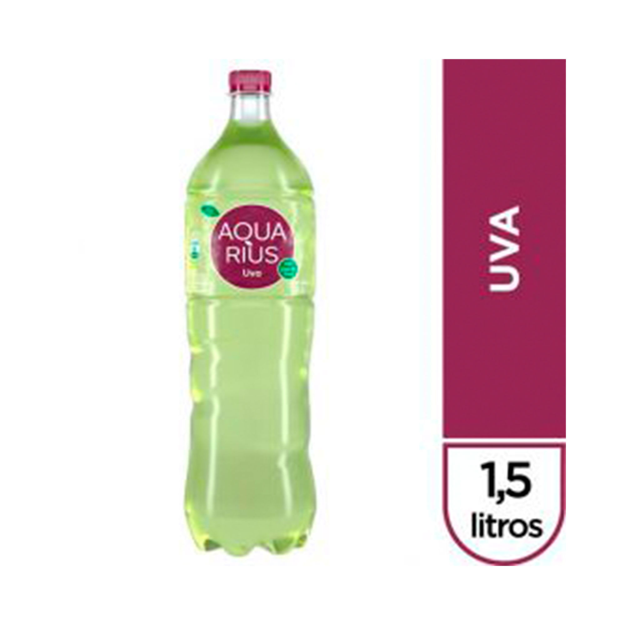 Agua saborizada de uva Aquarius sin gas 1,5 lts