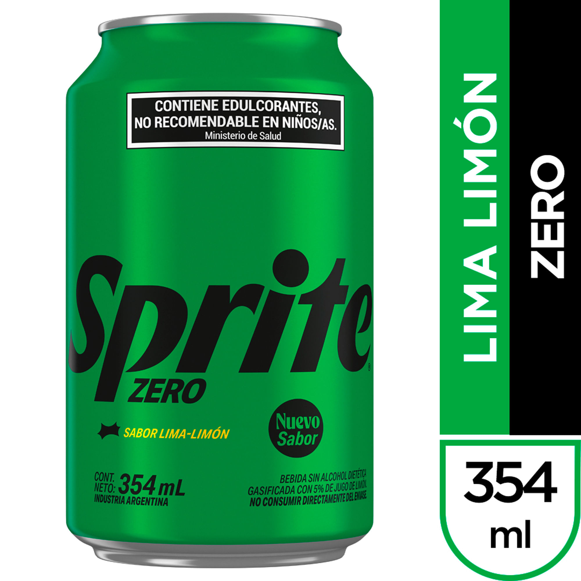 Gaseosa lima limón Sprite Zero 354 ml