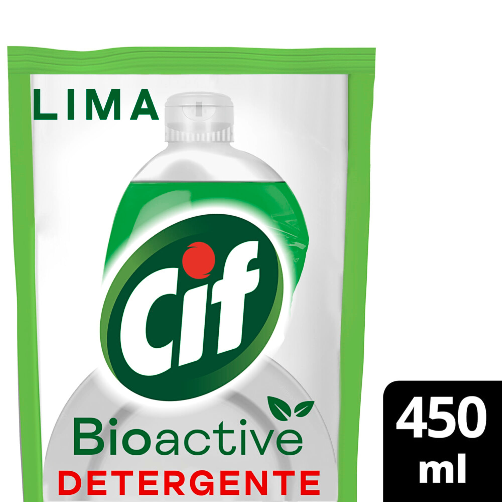 Detergente Cif Bioactive Lima Doypack 450 ml