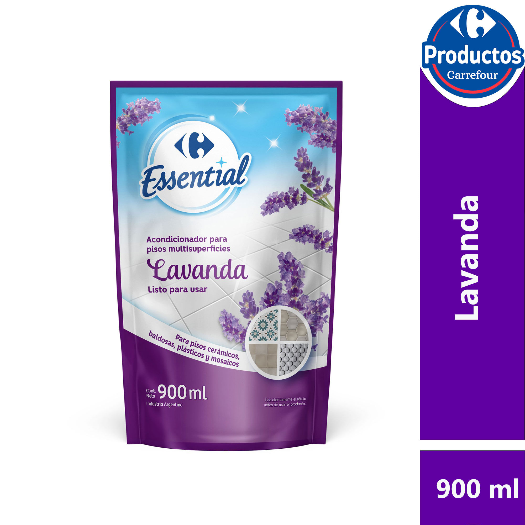 Acondicionador para pisos Carrefour Essential lavanda dp 900 ml