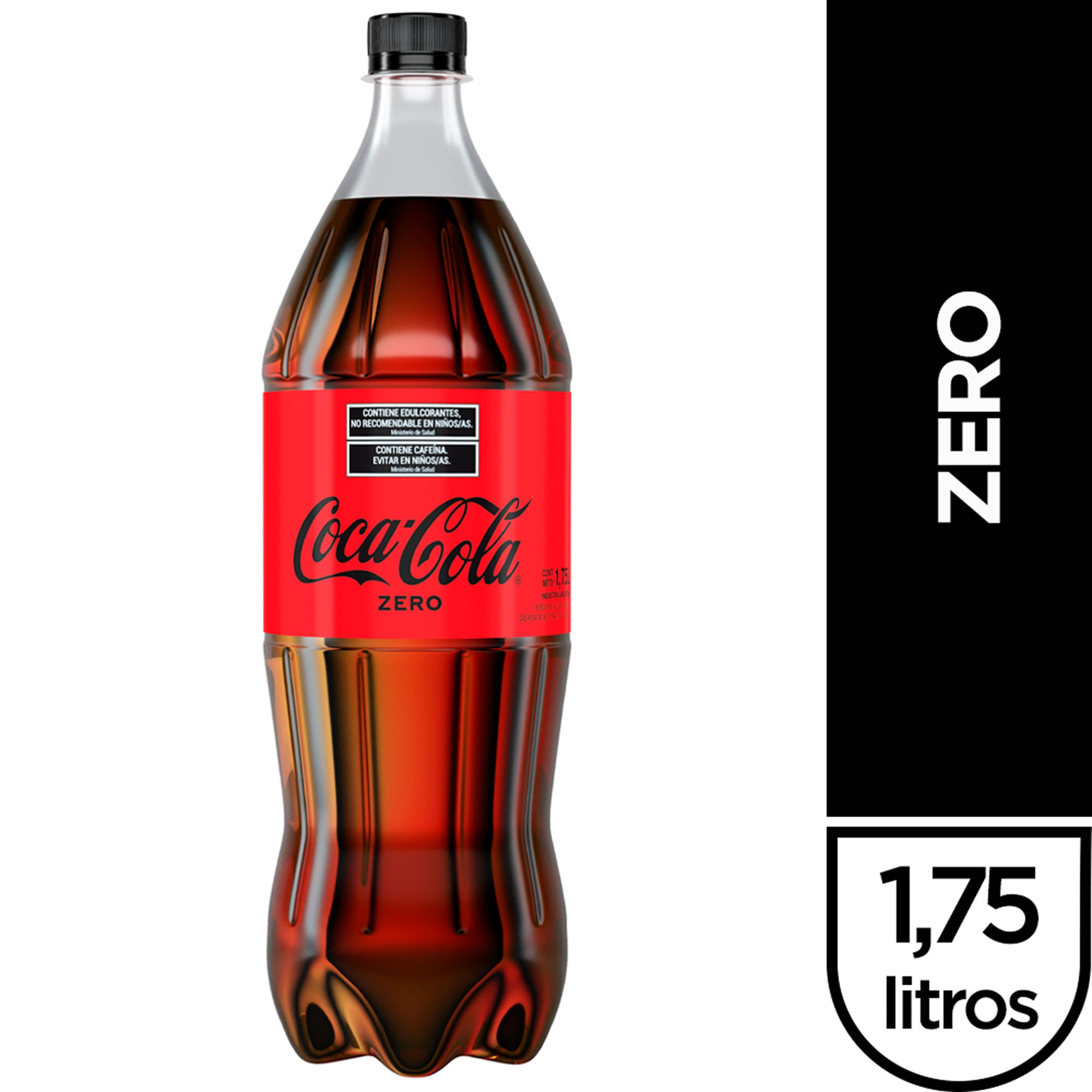 Gaseosa cola Coca Cola Zero 1,75 lts