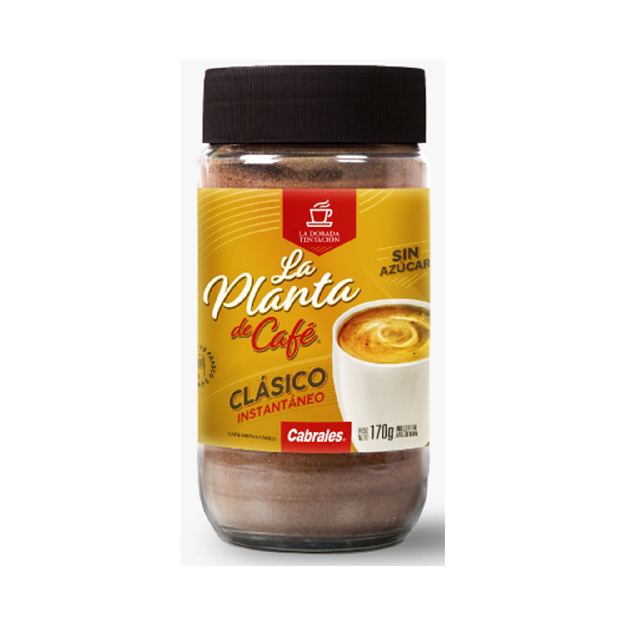 Café instantaneo clásico La planta en frasco 170 g.