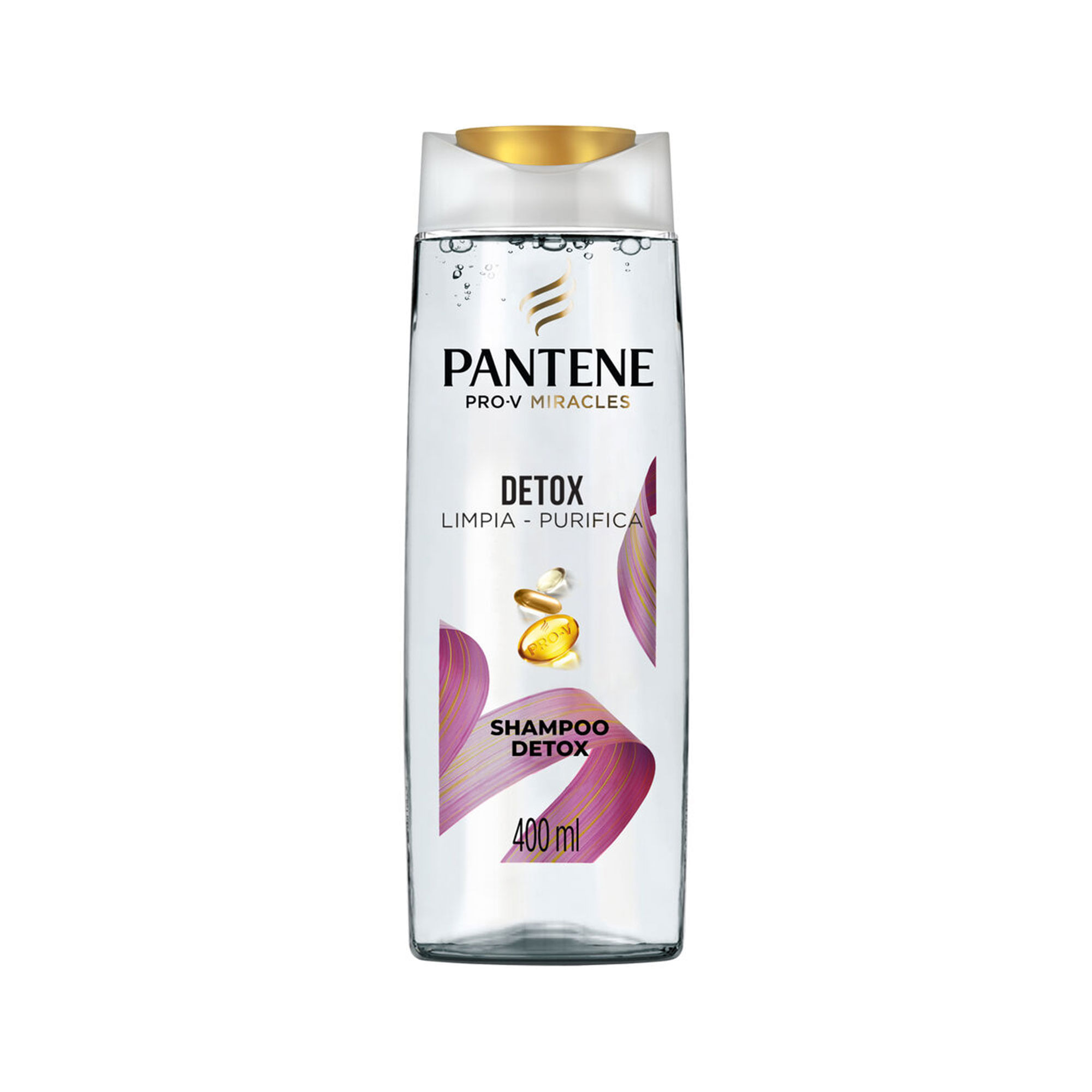 Shampoo Pantene detox 400 cc.
