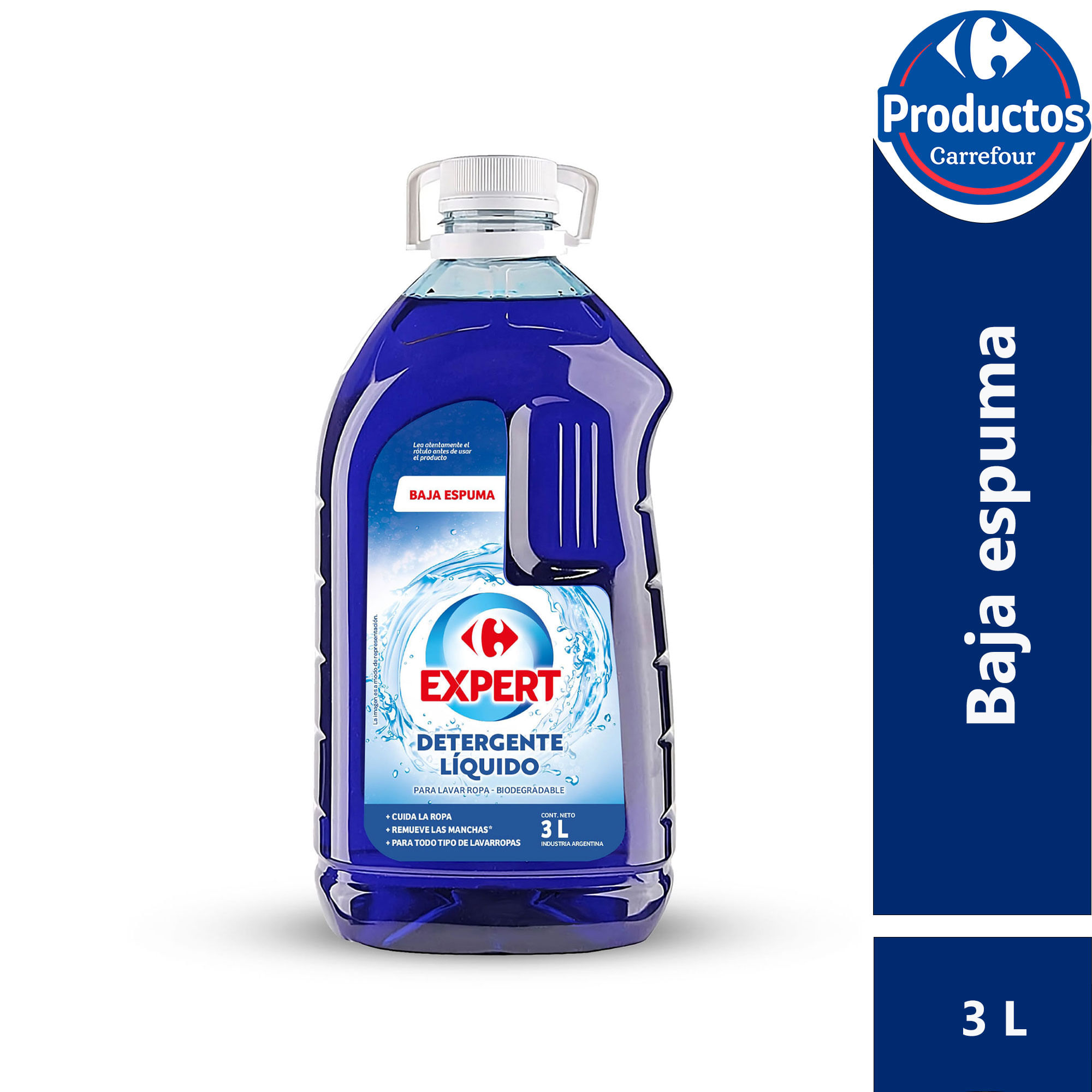 Jabón líquido para ropa Carrefour Expert en botella 3 lts.