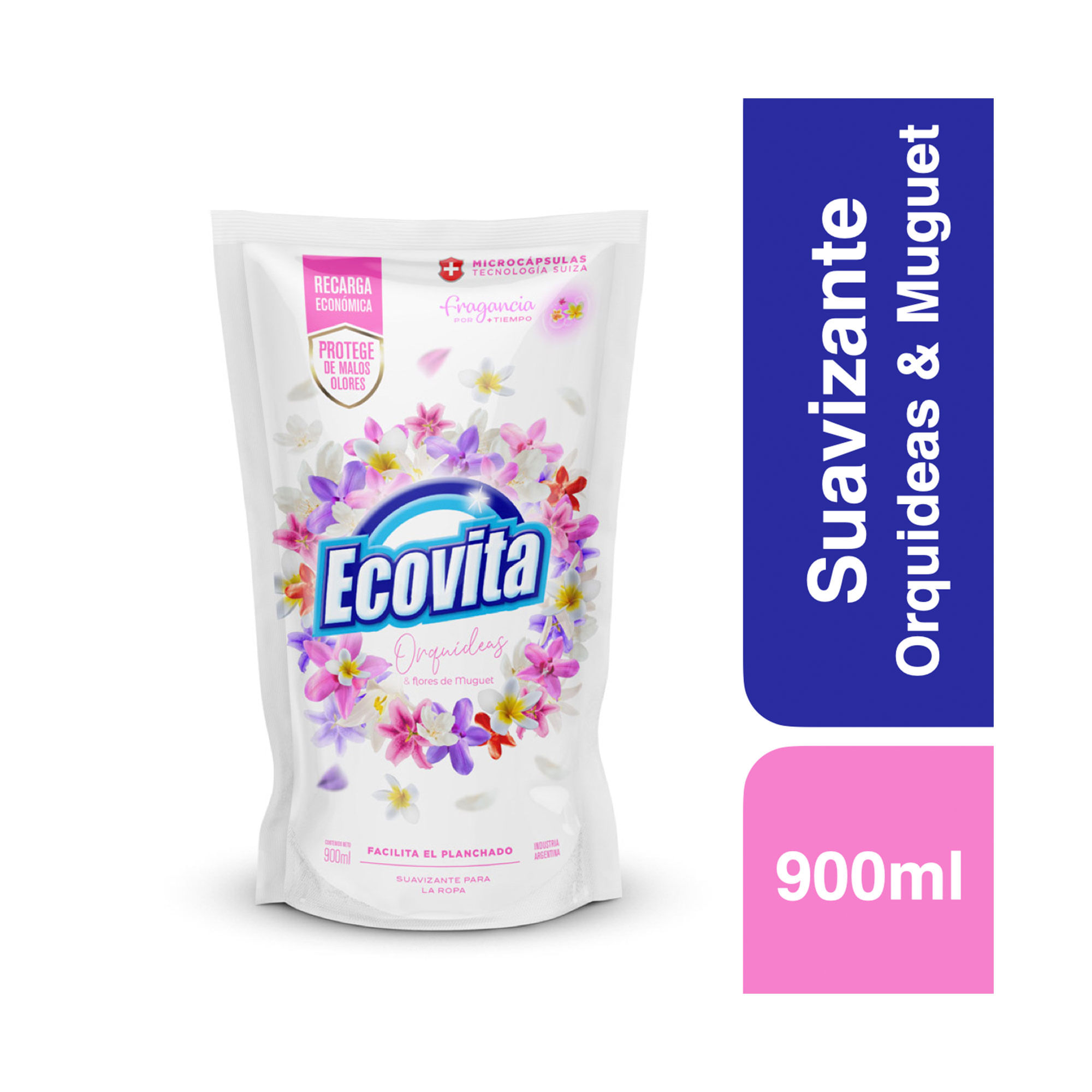 Suavizante para ropa Ecovita orquideas y muguet 900 cc.