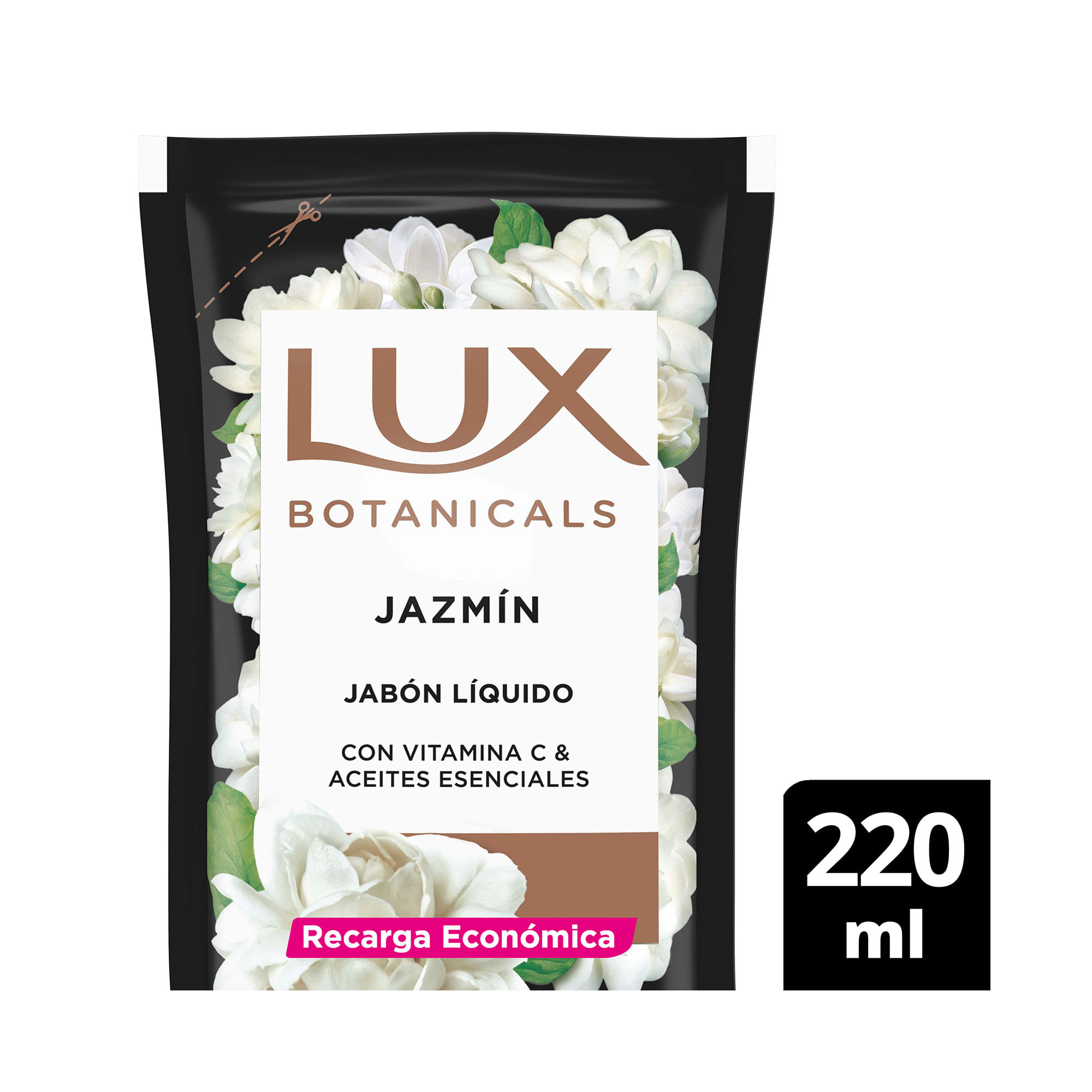 Jabón líquido Lux jazmin repuesto 220 cc