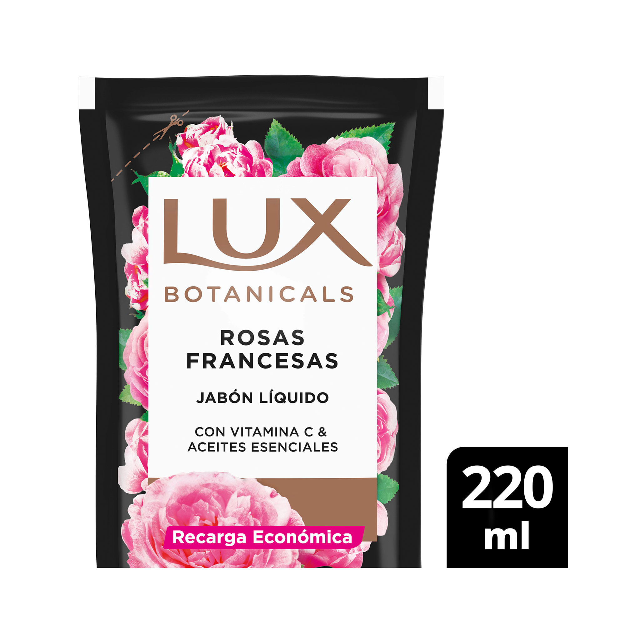 Jabón líquido Lux rosas francesas repuesto 220 cc