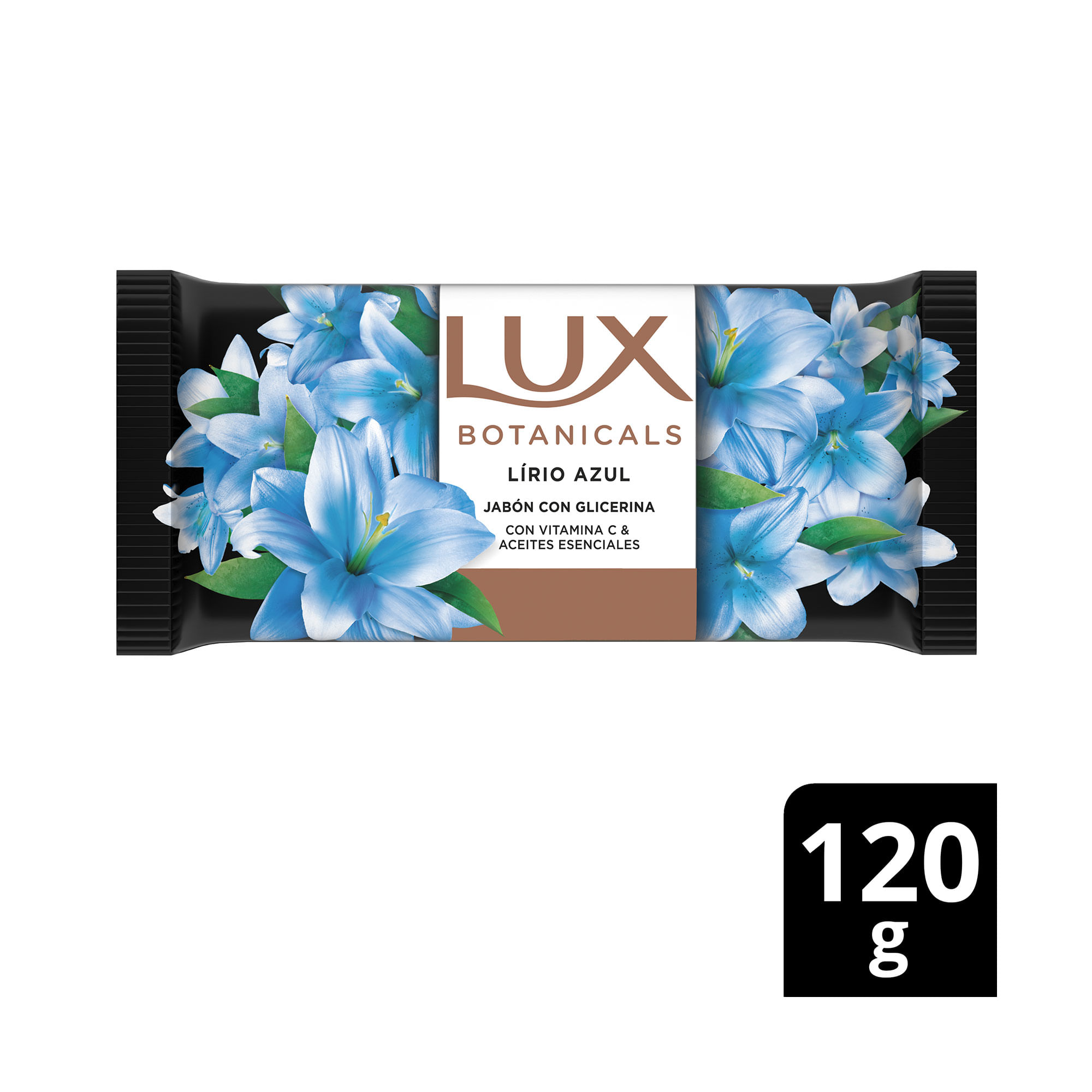 Jabón de tocador Lux lirio azul 120 g.