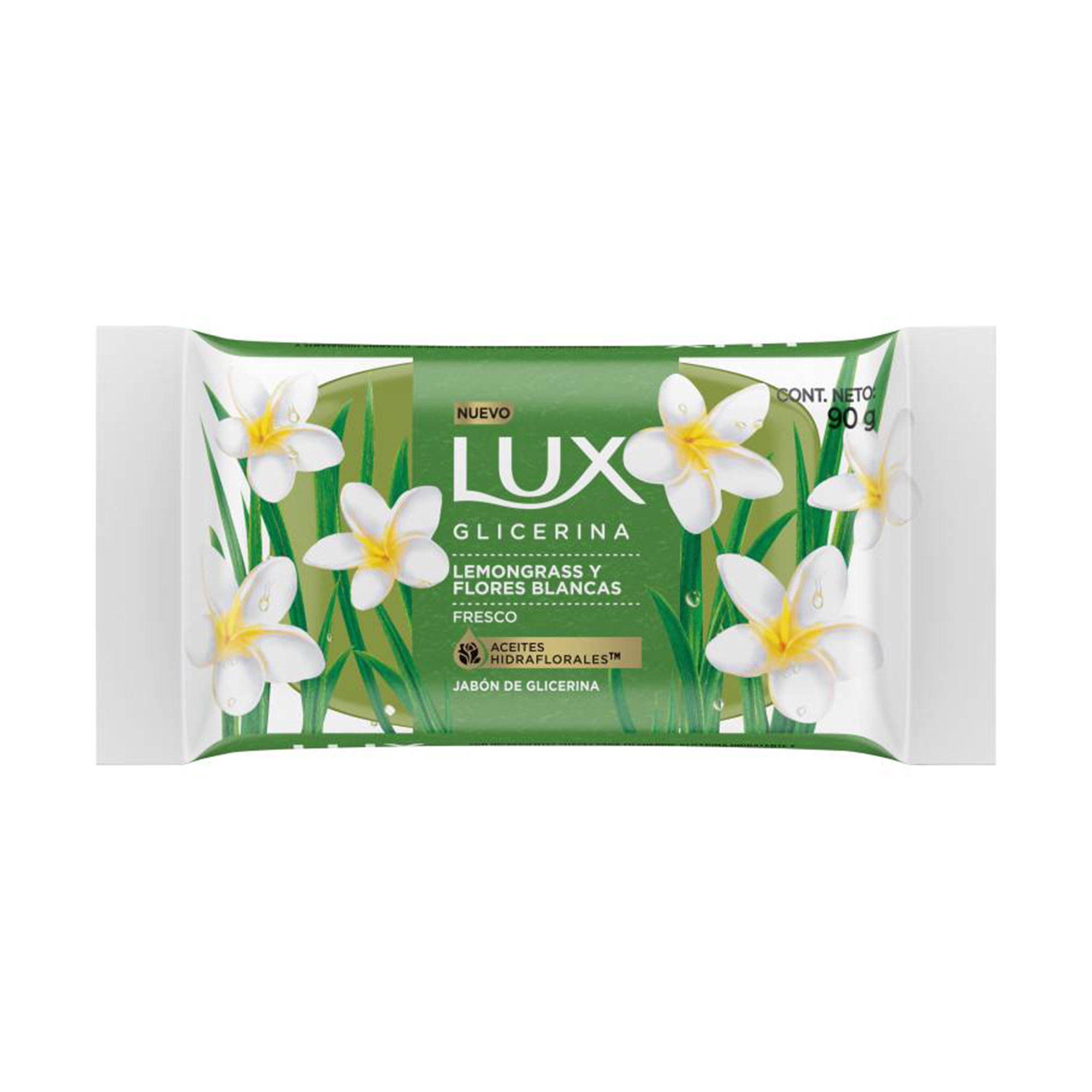 Jabón de tocador Lux de glicerina limón y lores 90 g.