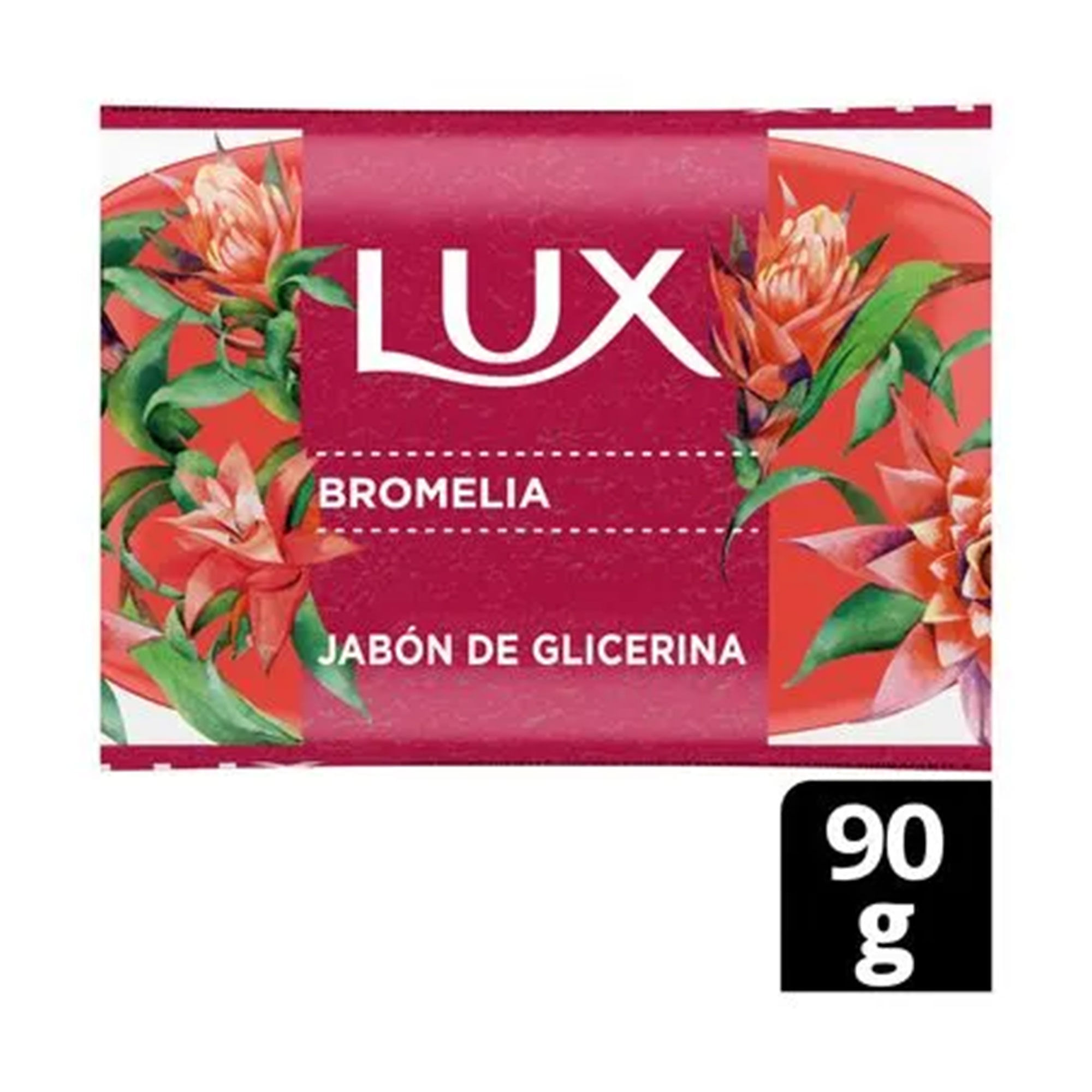 Jabón de tocador Lux de glicerina bromelia x3 90 g.