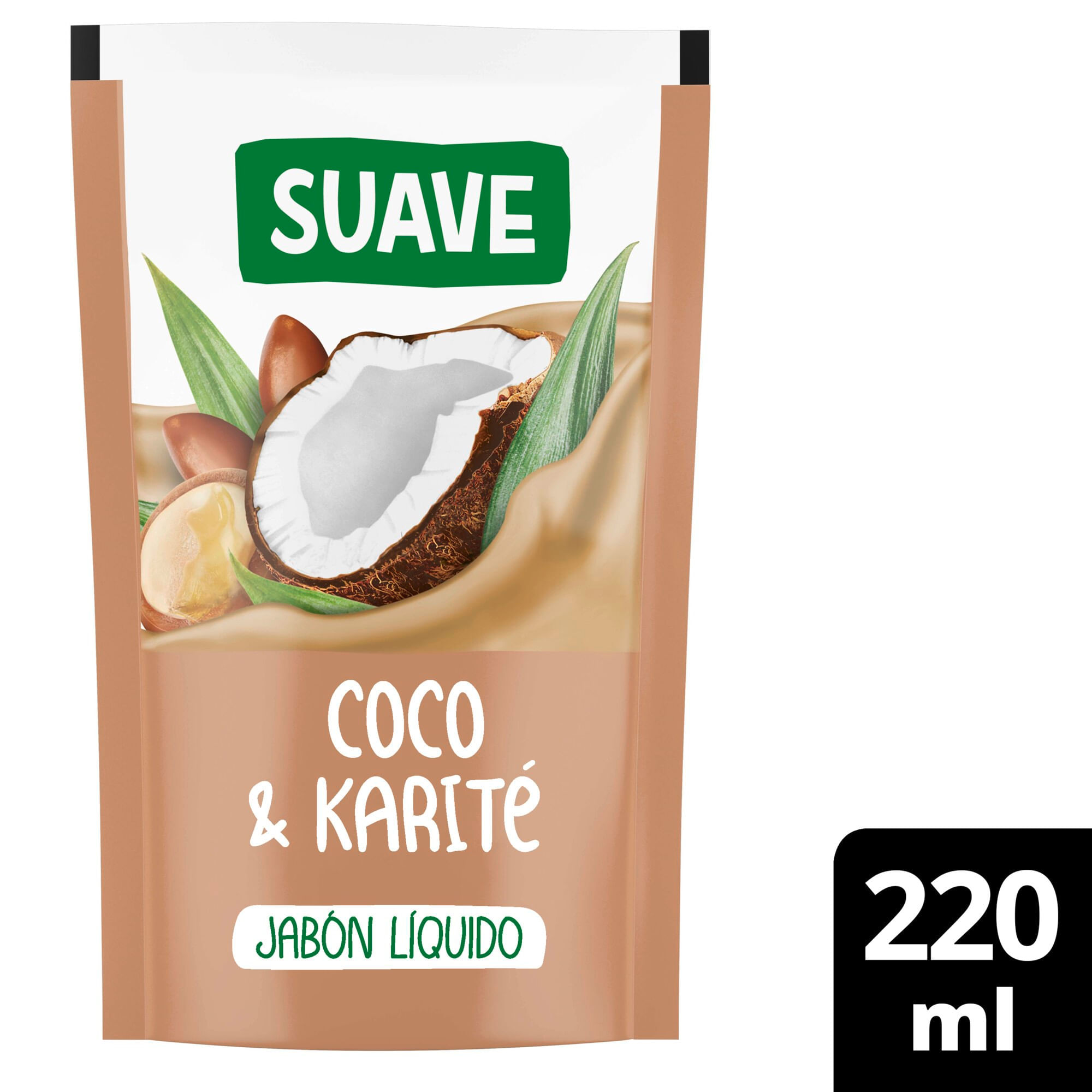 Jabón líquido Suave repuesto karite verbena 220 cc