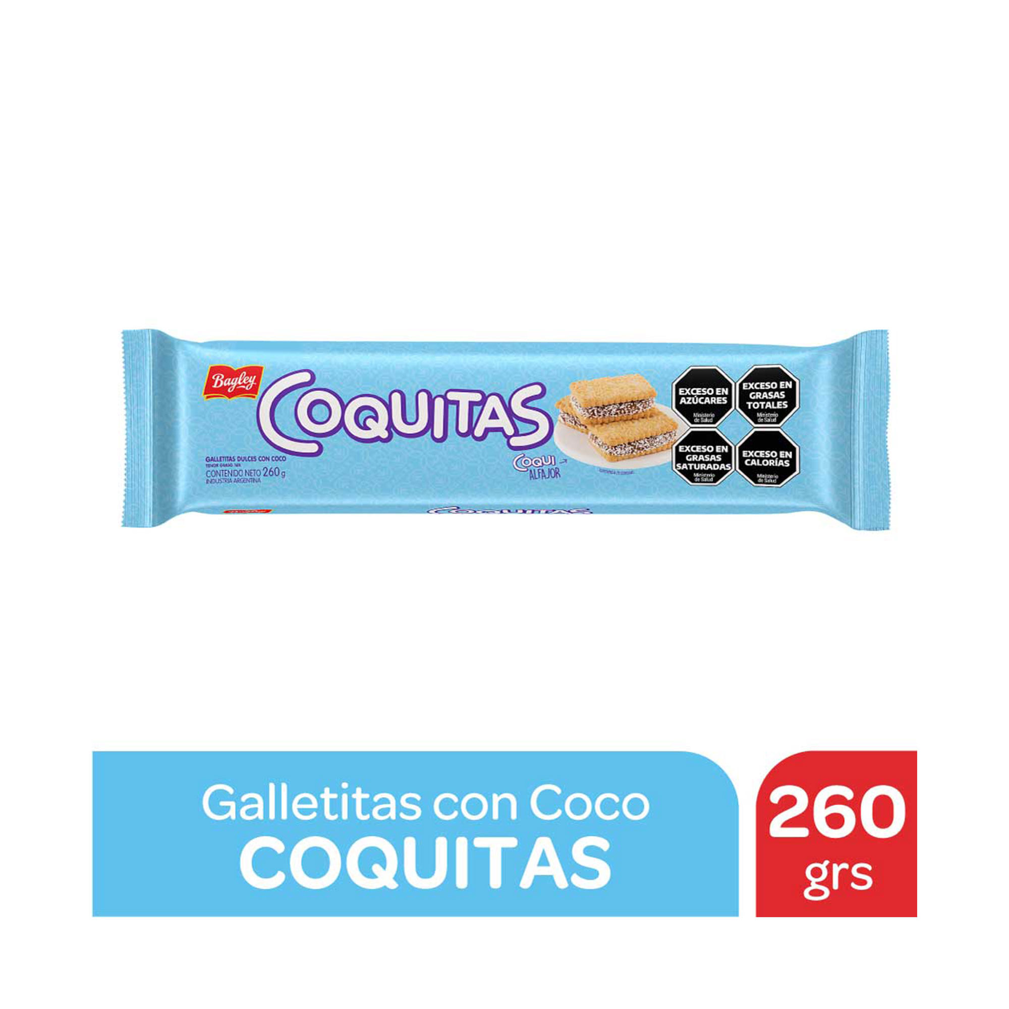 Galletitas coco Coquitas 260 g.