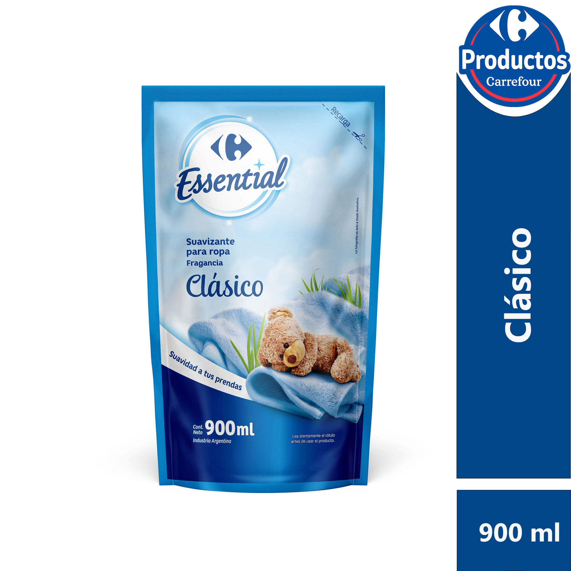 Suavizante para ropa Carrefour Classic essential 900 ml