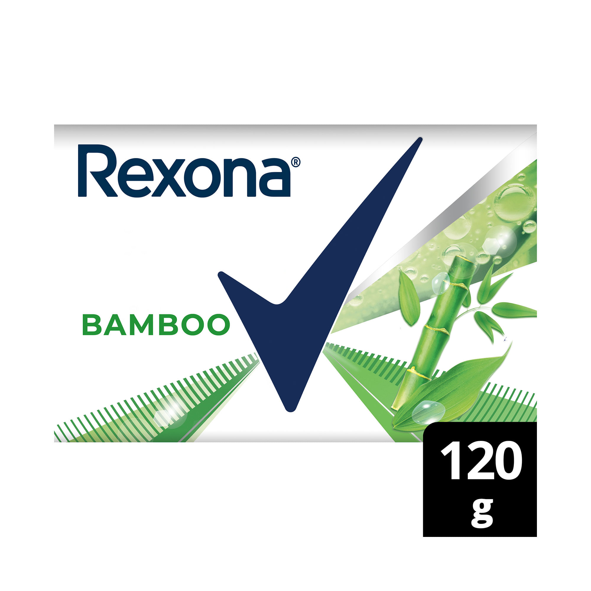 Jabón de tocador Rexona bamboo 120 g.