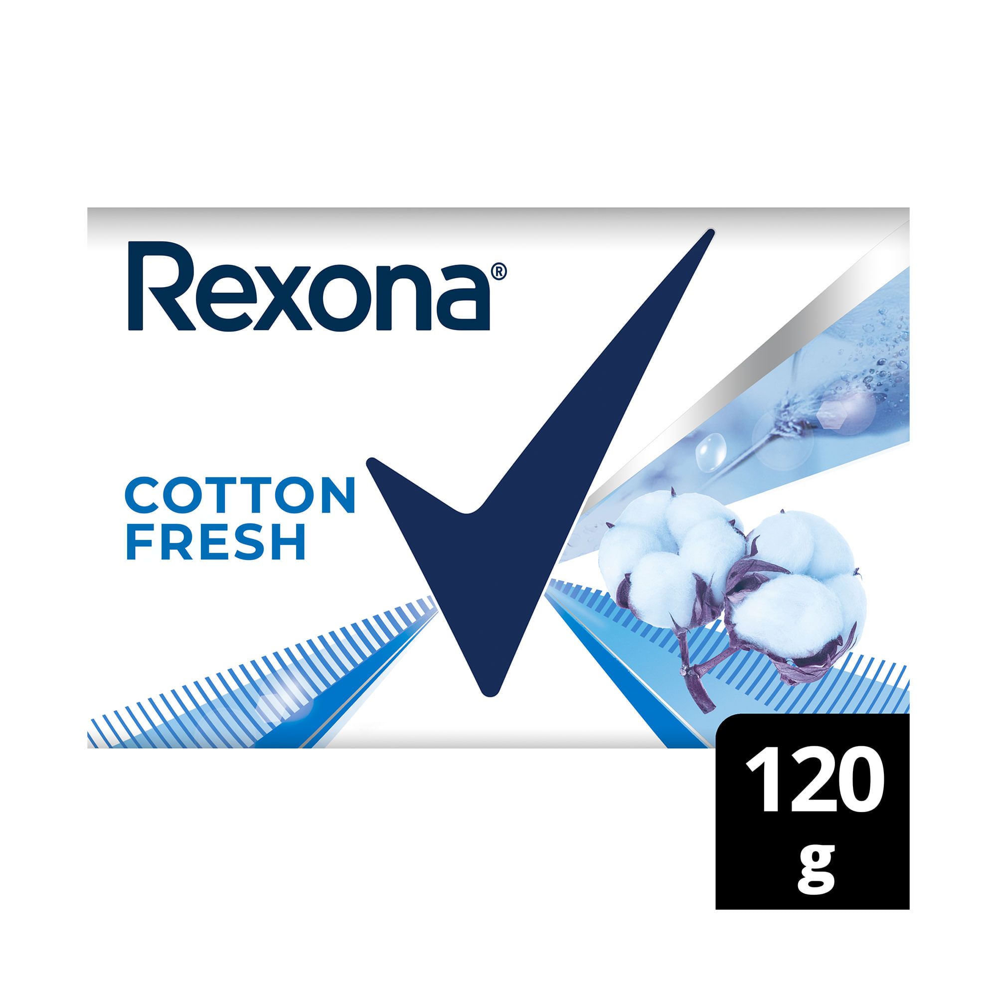Jabón de tocador Rexona cotton fresh 120 g.
