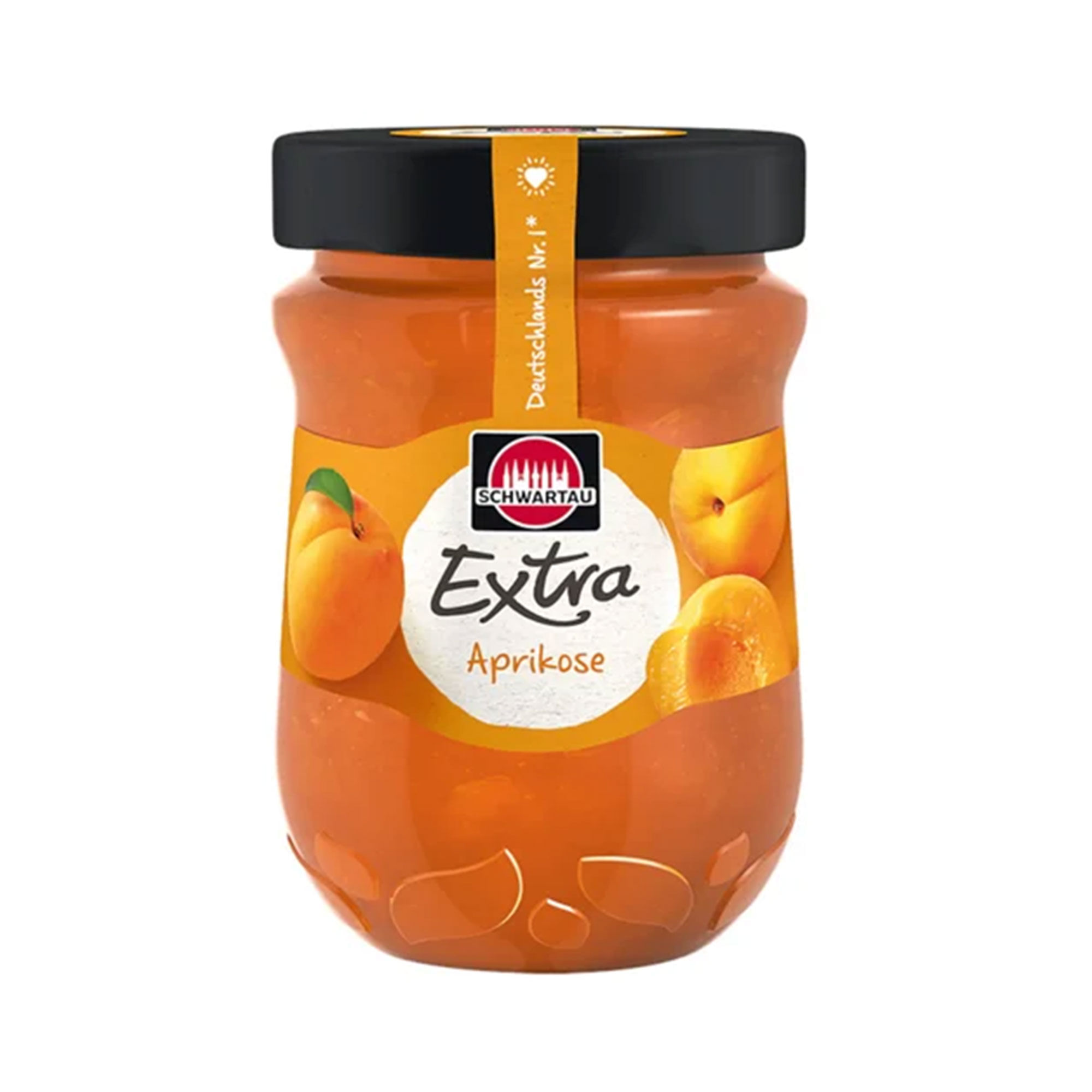 Mermelada de damasco Schwartau en frasco 340 g.