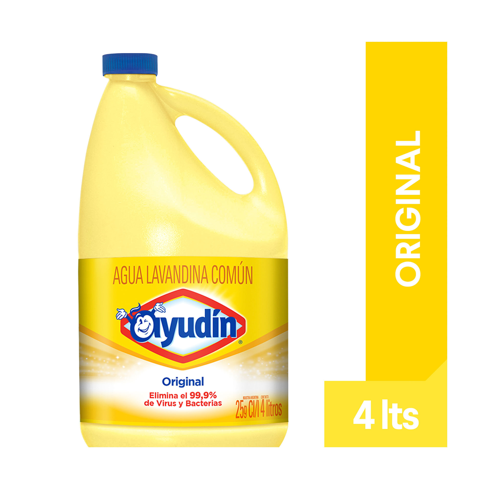 Lavandina clásica desinfectante Ayudín 4 lts