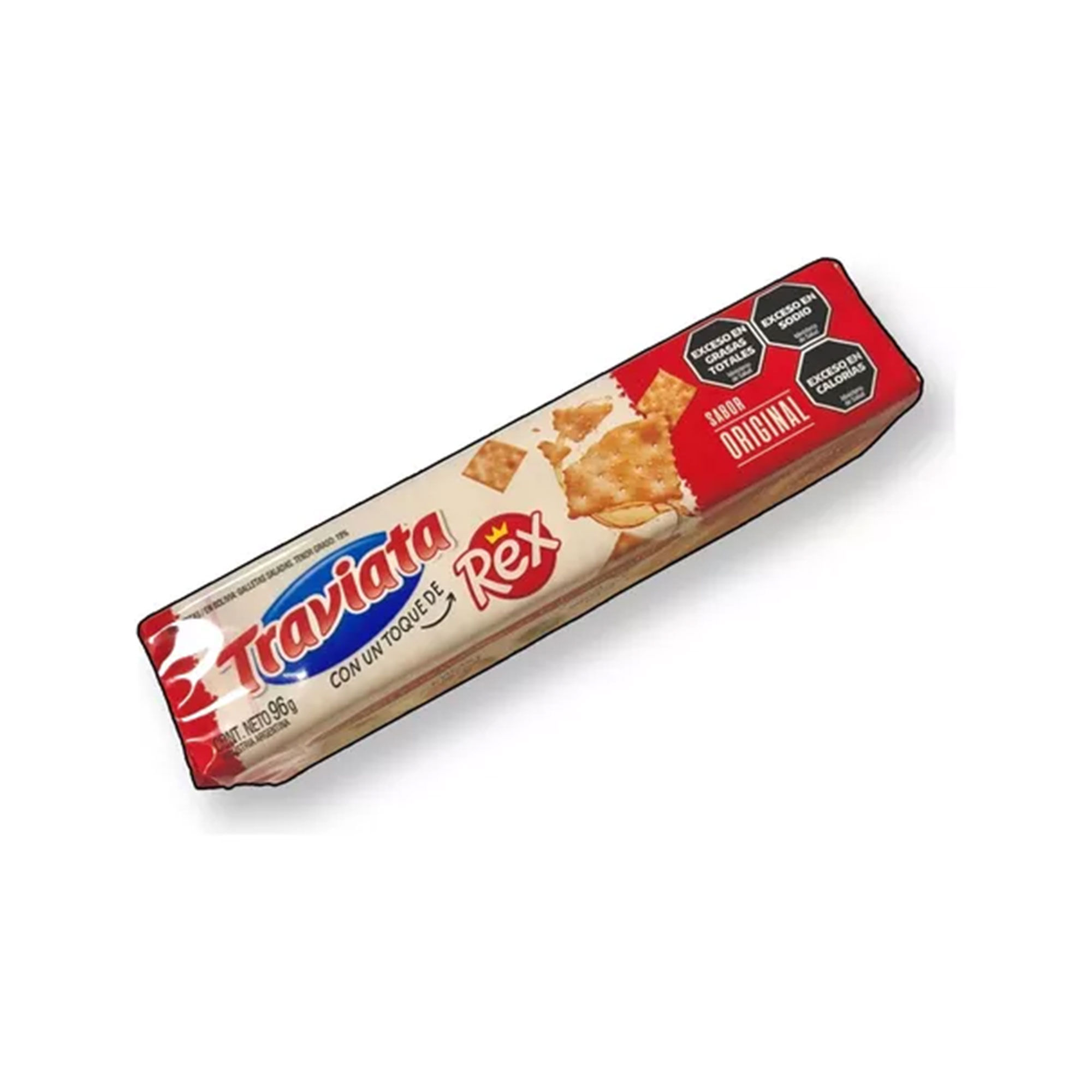 Galletitas crackers Traviata + Rex original 96 g