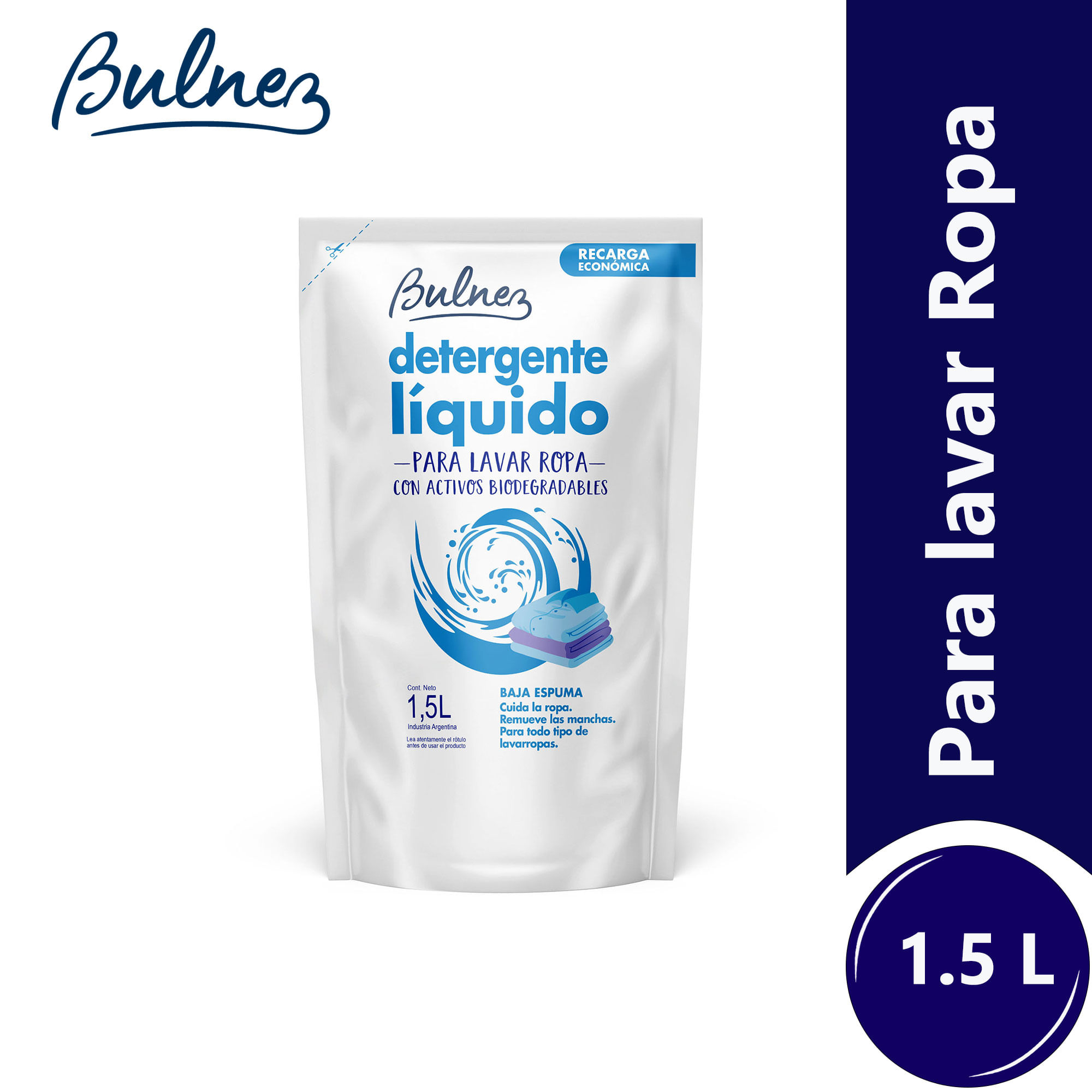 Jabón líquido para ropa Bulnez dp 1.5 lts.