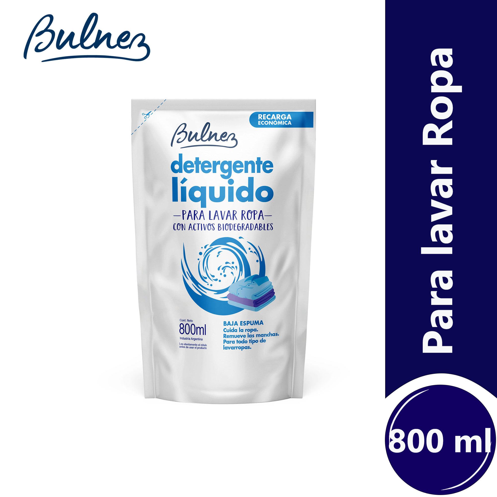 Jabón líquido para ropa Bulnez dp 800 ml.