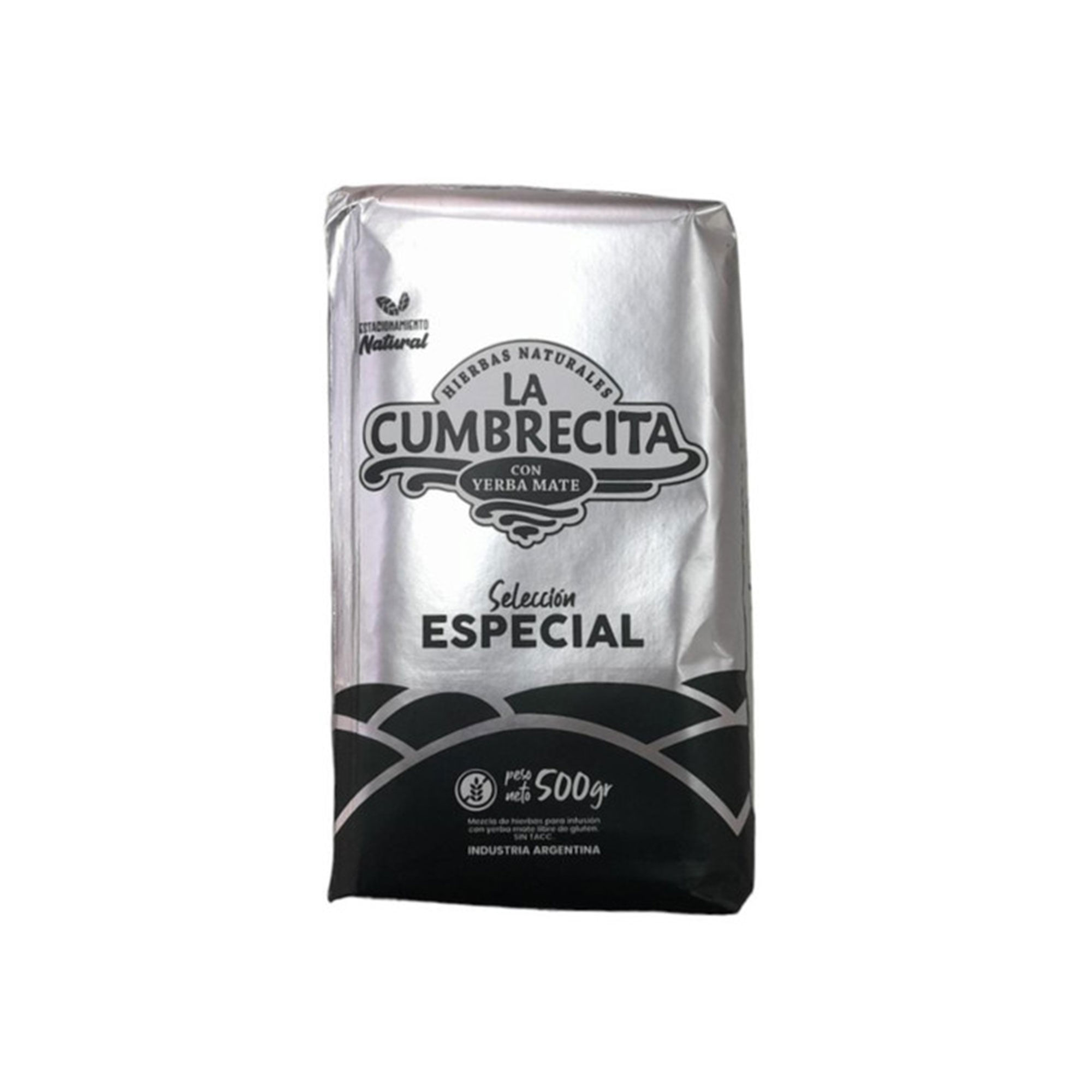 Yerba mate La cumbrecita con hierbas naturales 500 g.