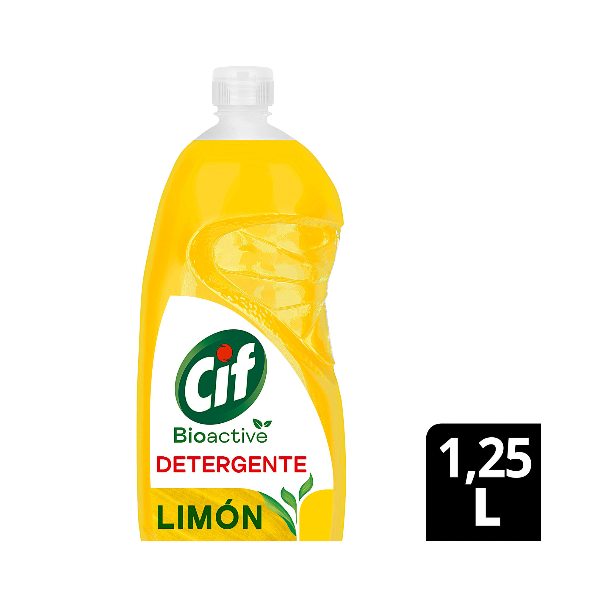 Detergente Cif Bioactive limón en botella 1.25 lts