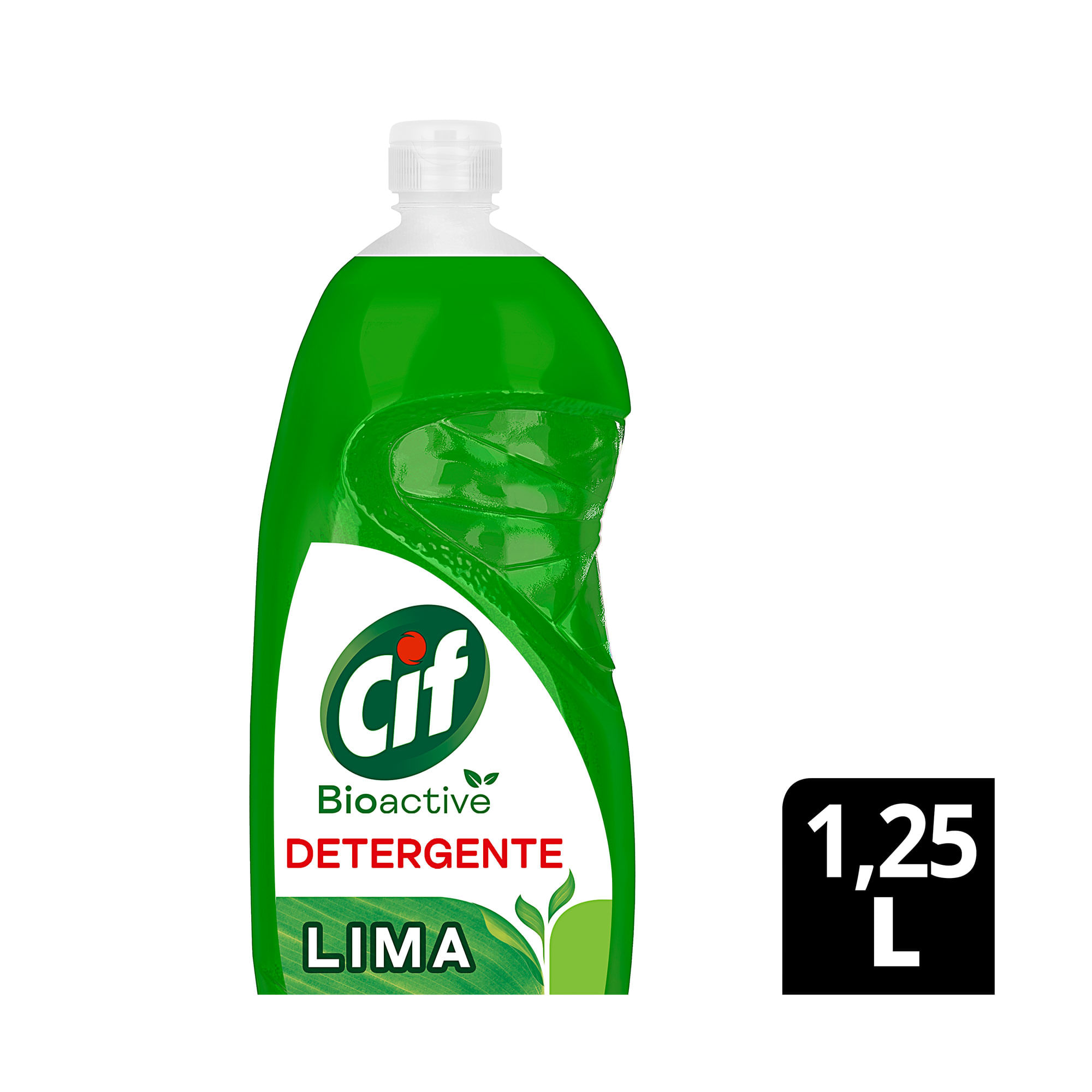 Detergente Cif Bioactive lima en botella 1.25 lts