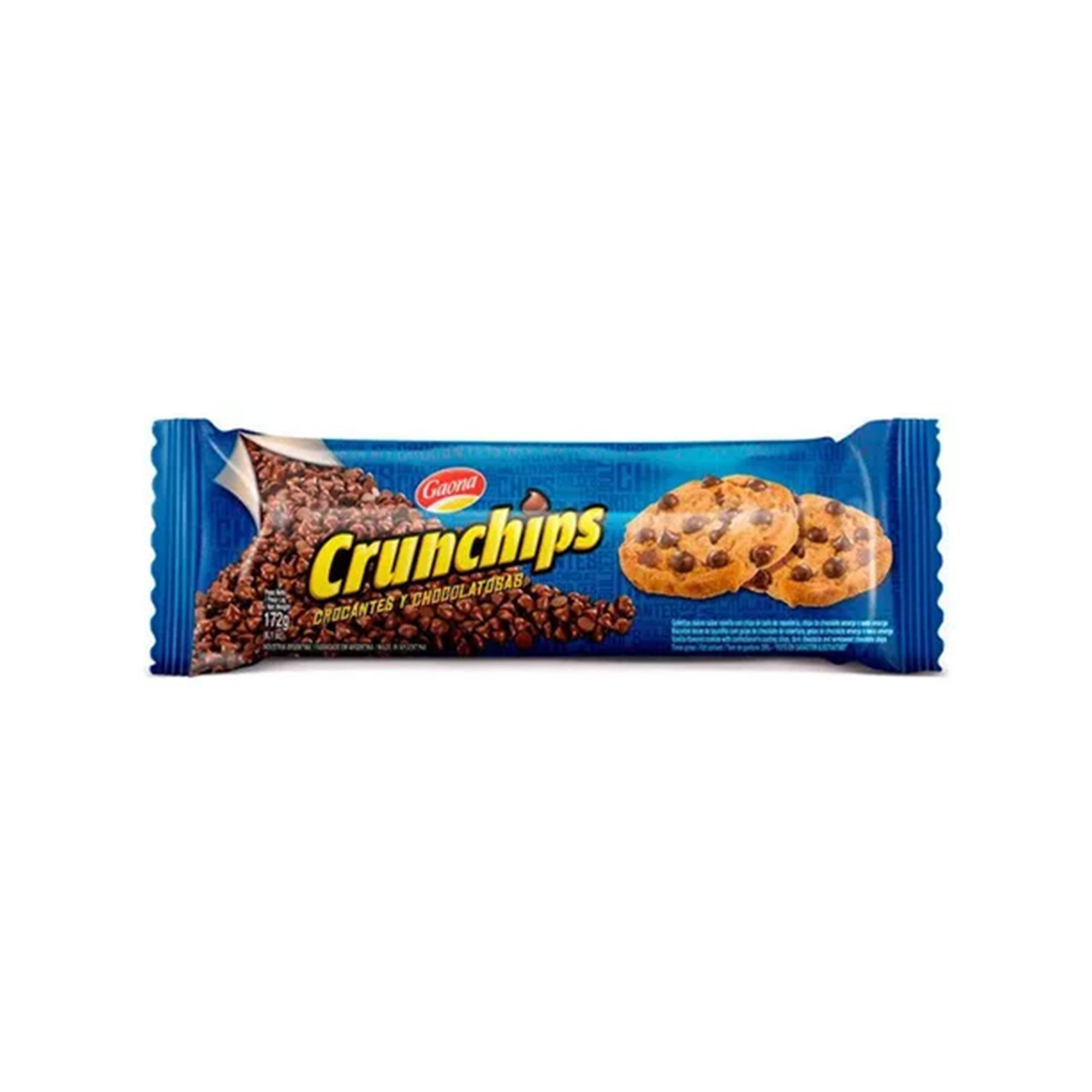 Galletitas Gaona Crunchips choco 132 grs