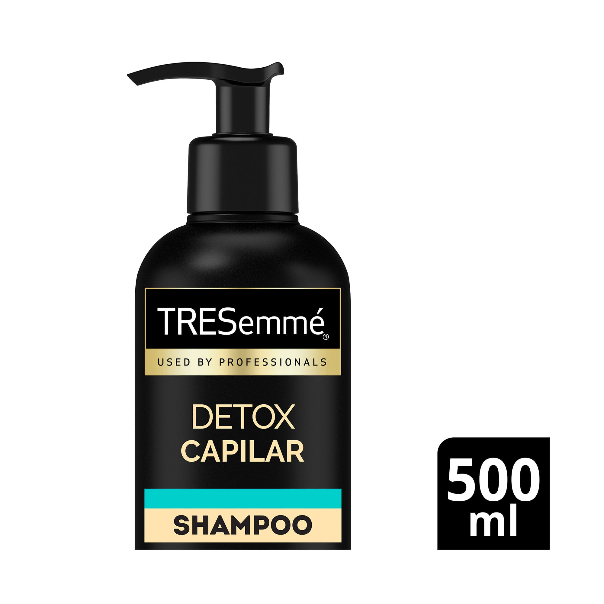 Shampoo Tresemmé detox capilar 500 ml