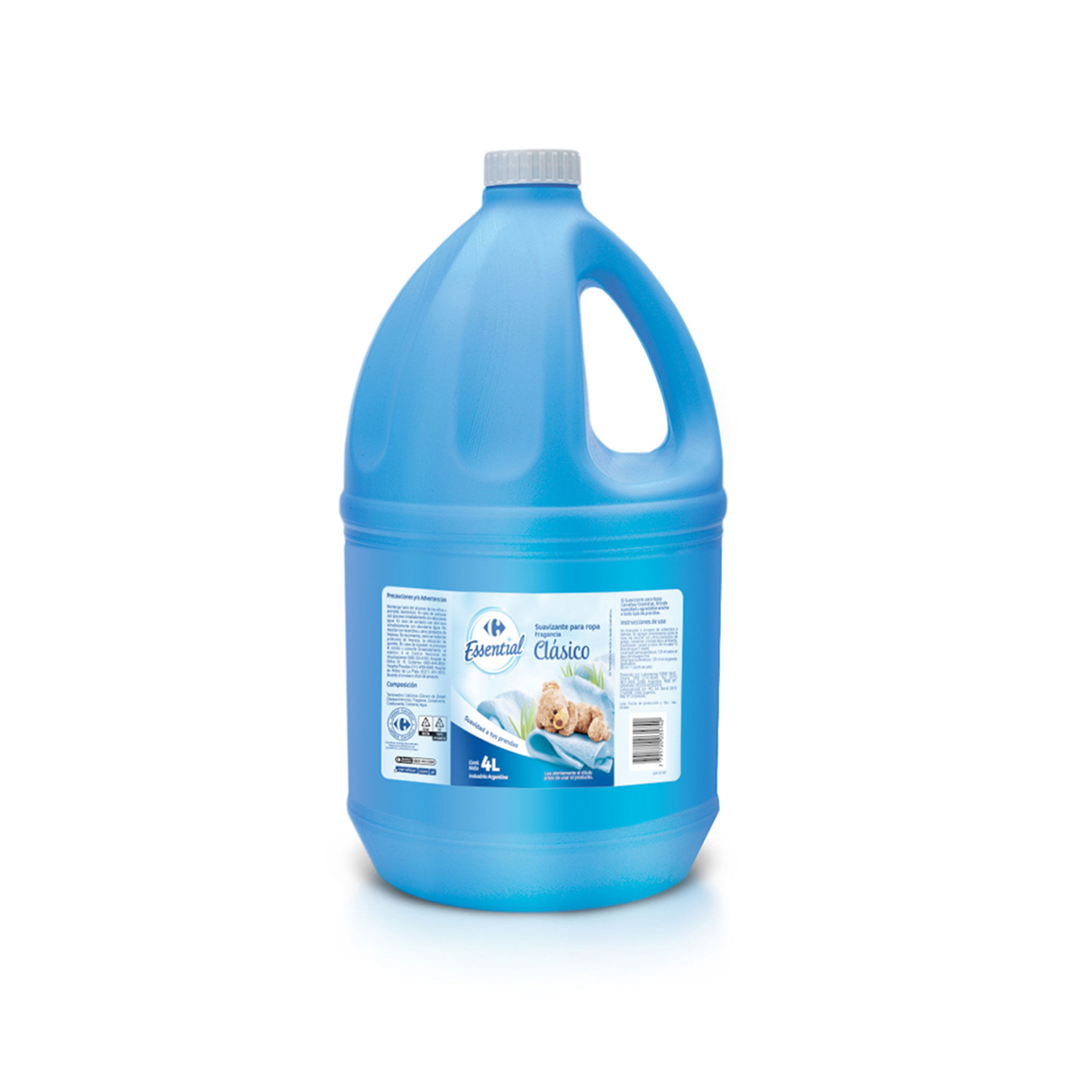Suavizante para ropa clásico Carrefour Essential bidón 4 lts