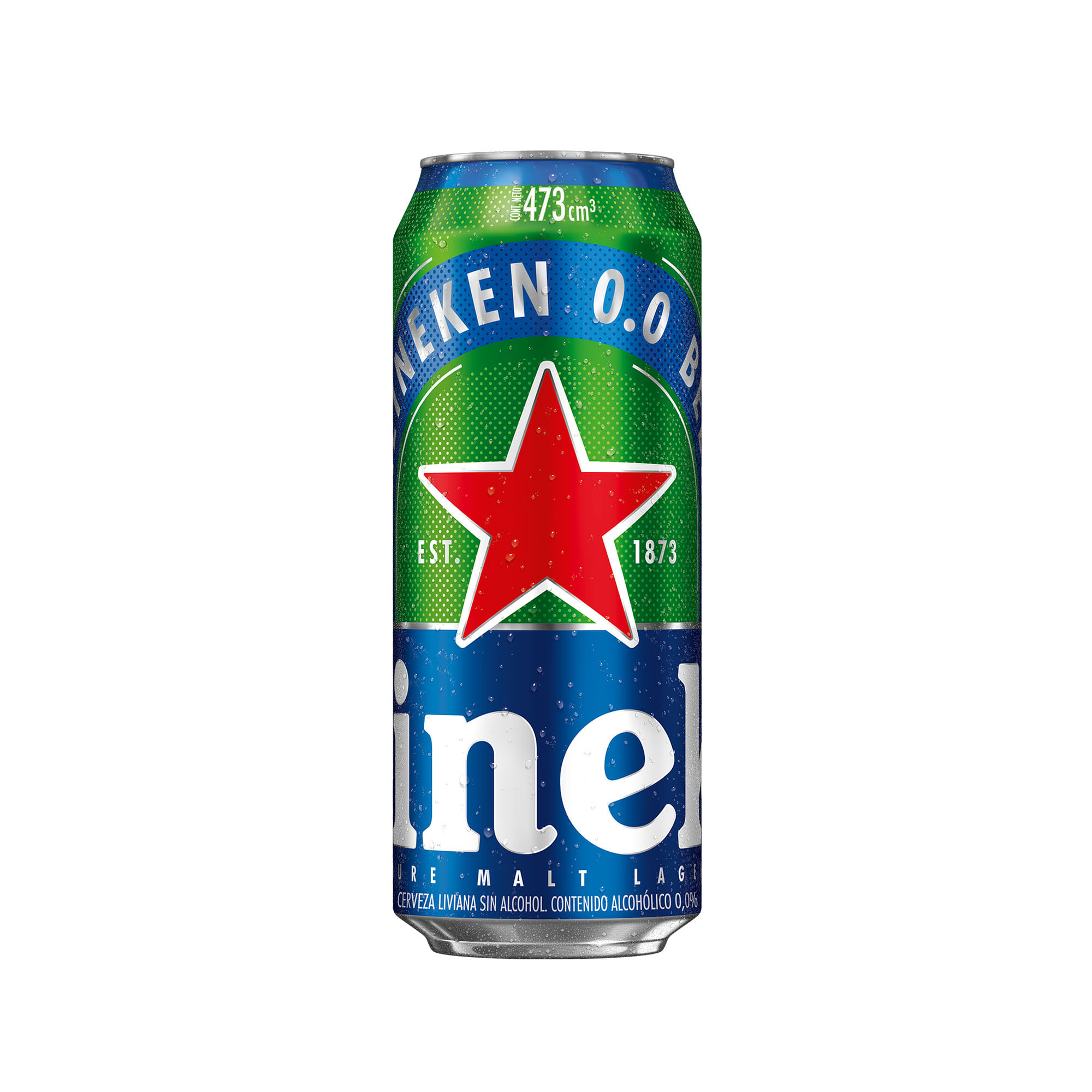 Cerveza sin alcohol Heineken en lata 473 ml