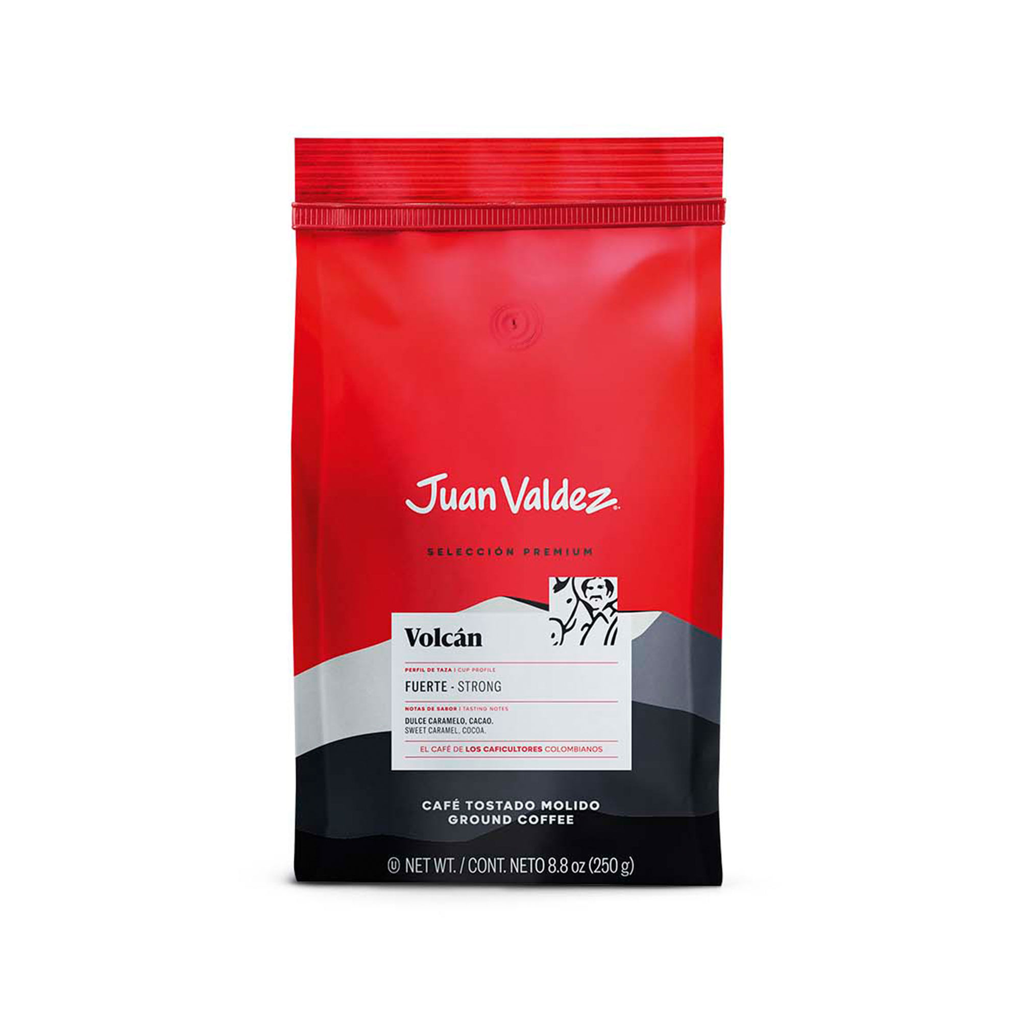 Café molido volcal Juan Valdez 250 g.