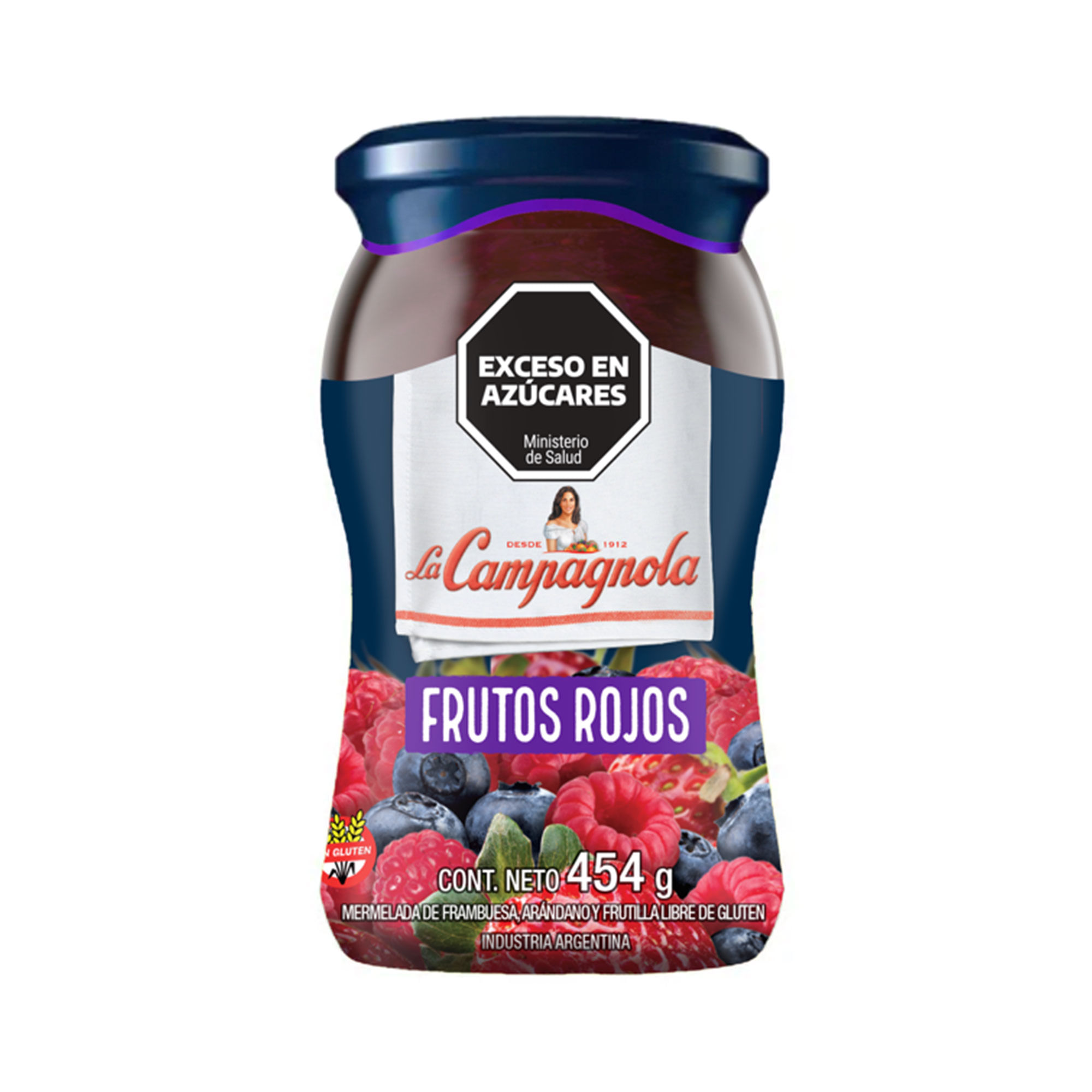 Mermelada de frutos rojos La Campagnola 454 grs