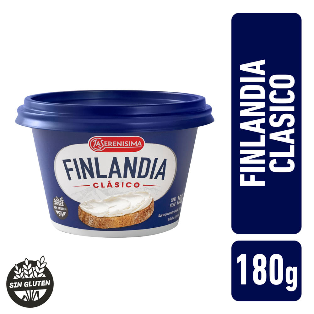 Queso untable Finlandia pote 180 g.