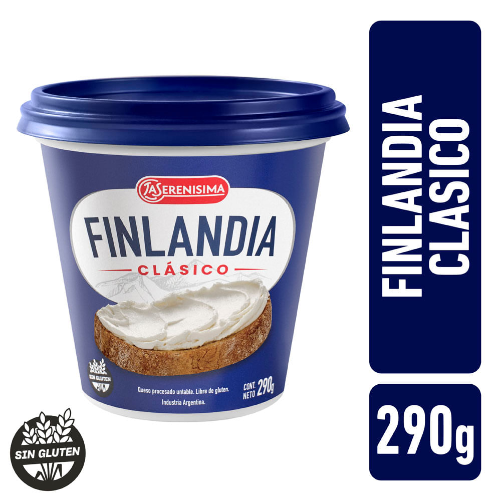 Queso untable Finlandia pote 290 g.