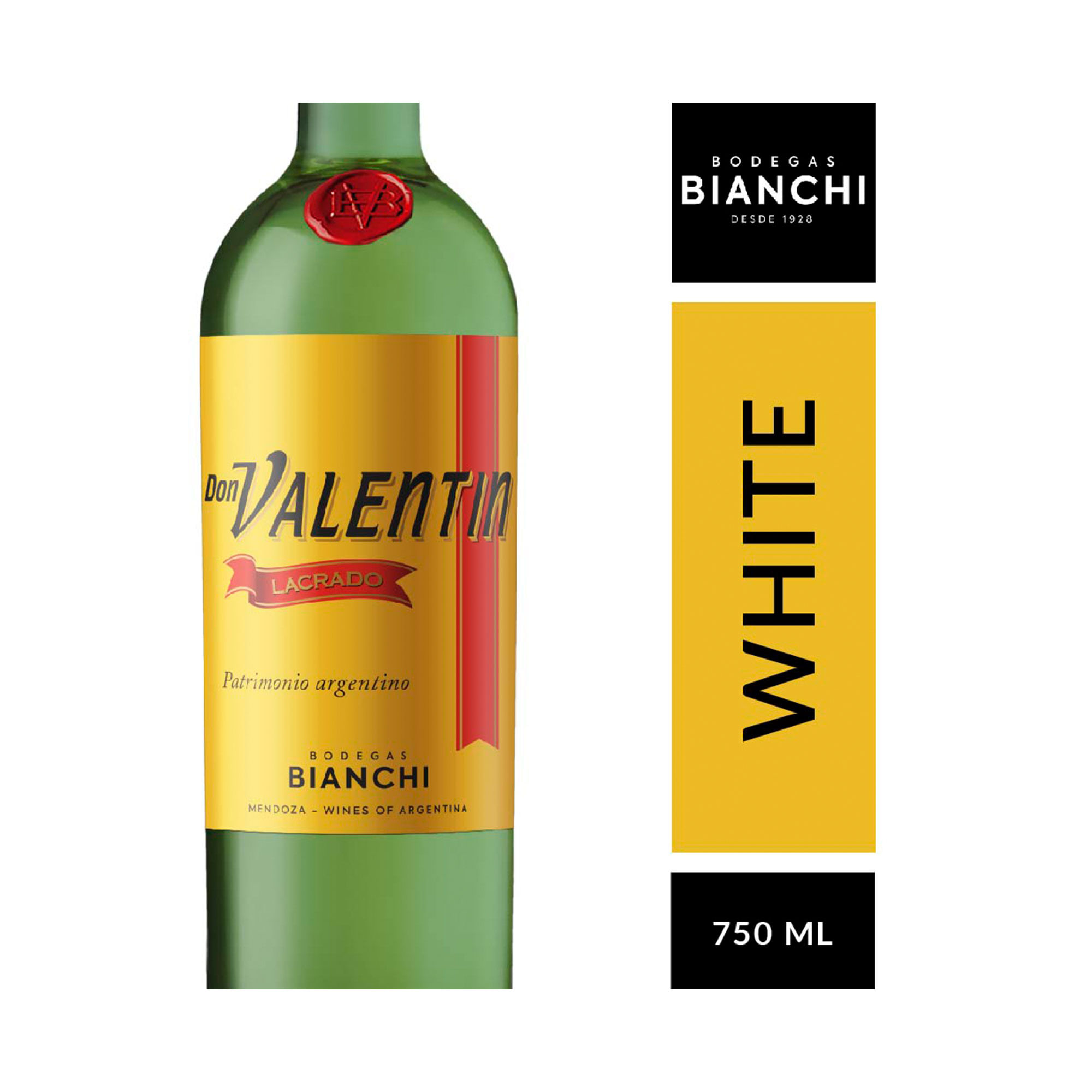 Vino blanco Don Valentín Lacrado 750 ml