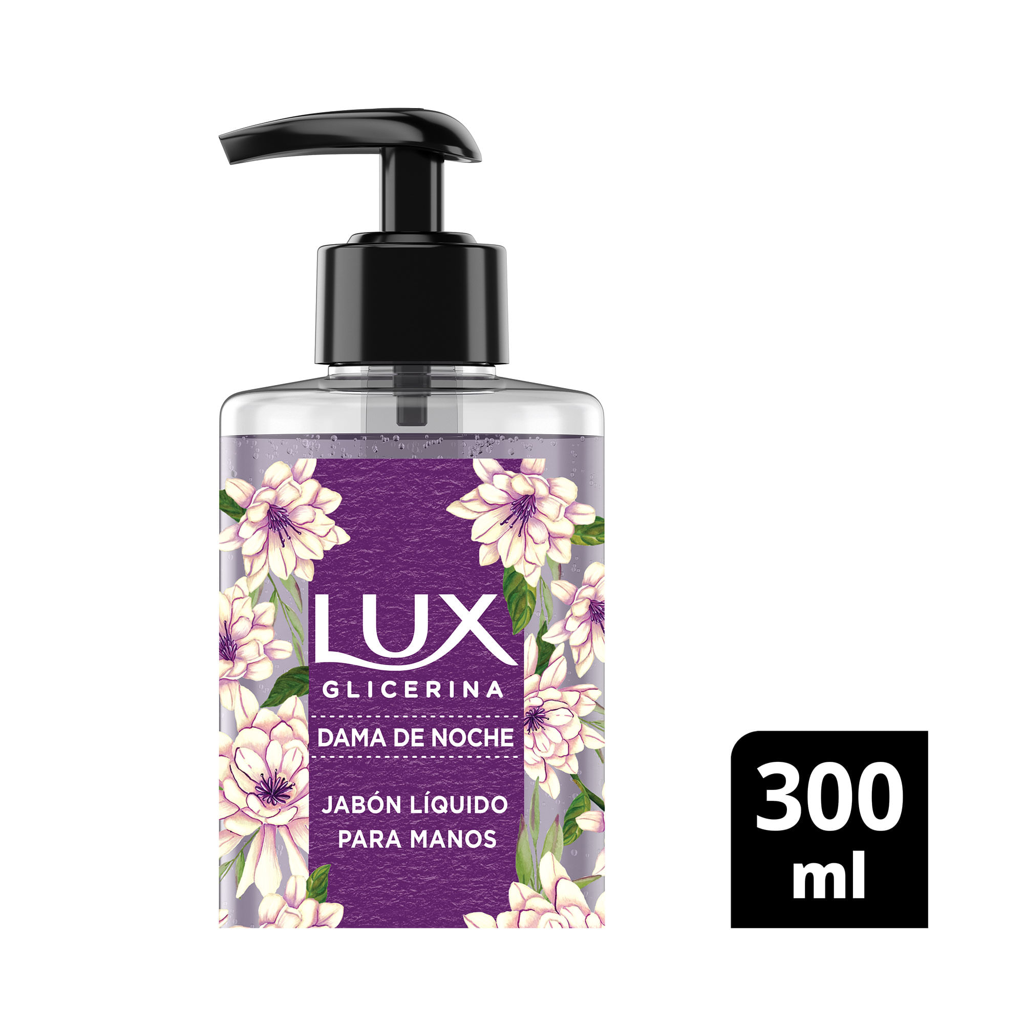 Jabón líquido glicerina Lux dama de noche 300 ml