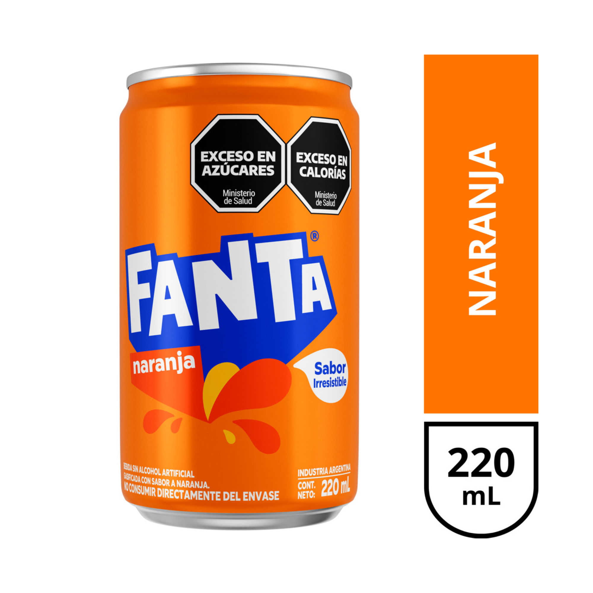 Gaseosa Fanta naranja 220 ml