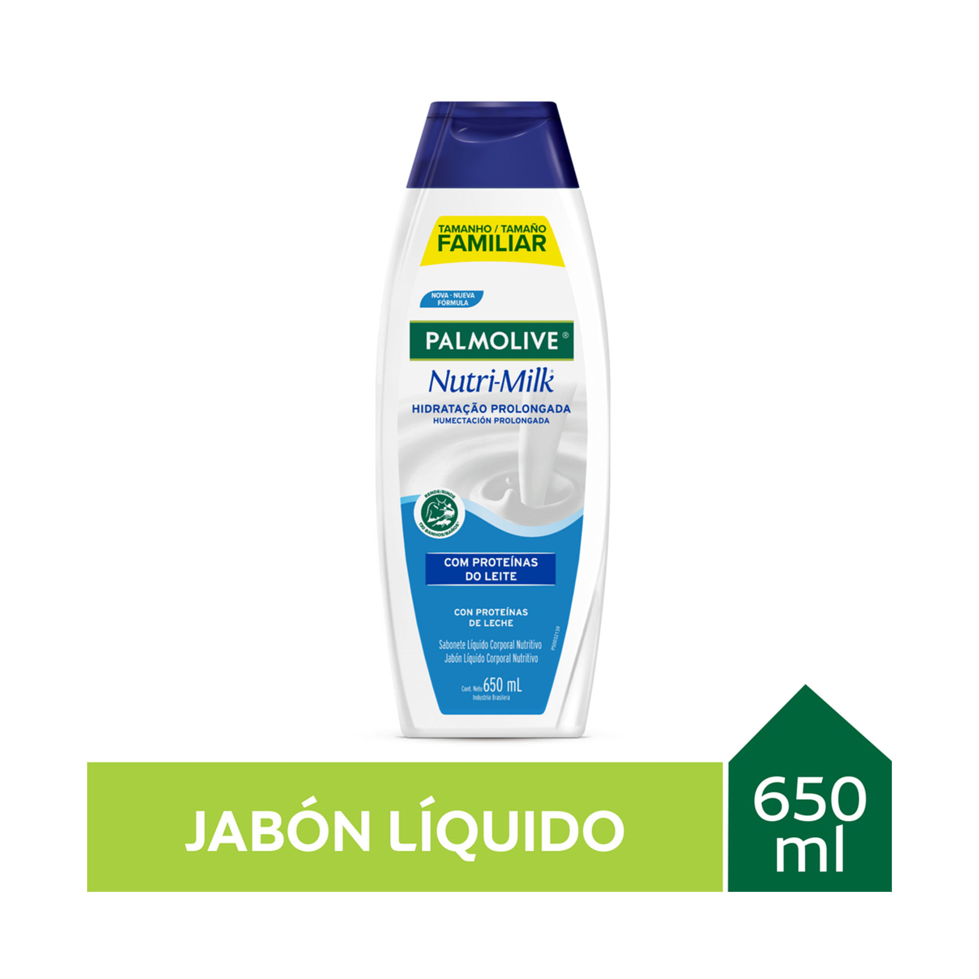 Jabón líquido Palmolive Naturals Nutri Milk hidratación prolongada 650 ml