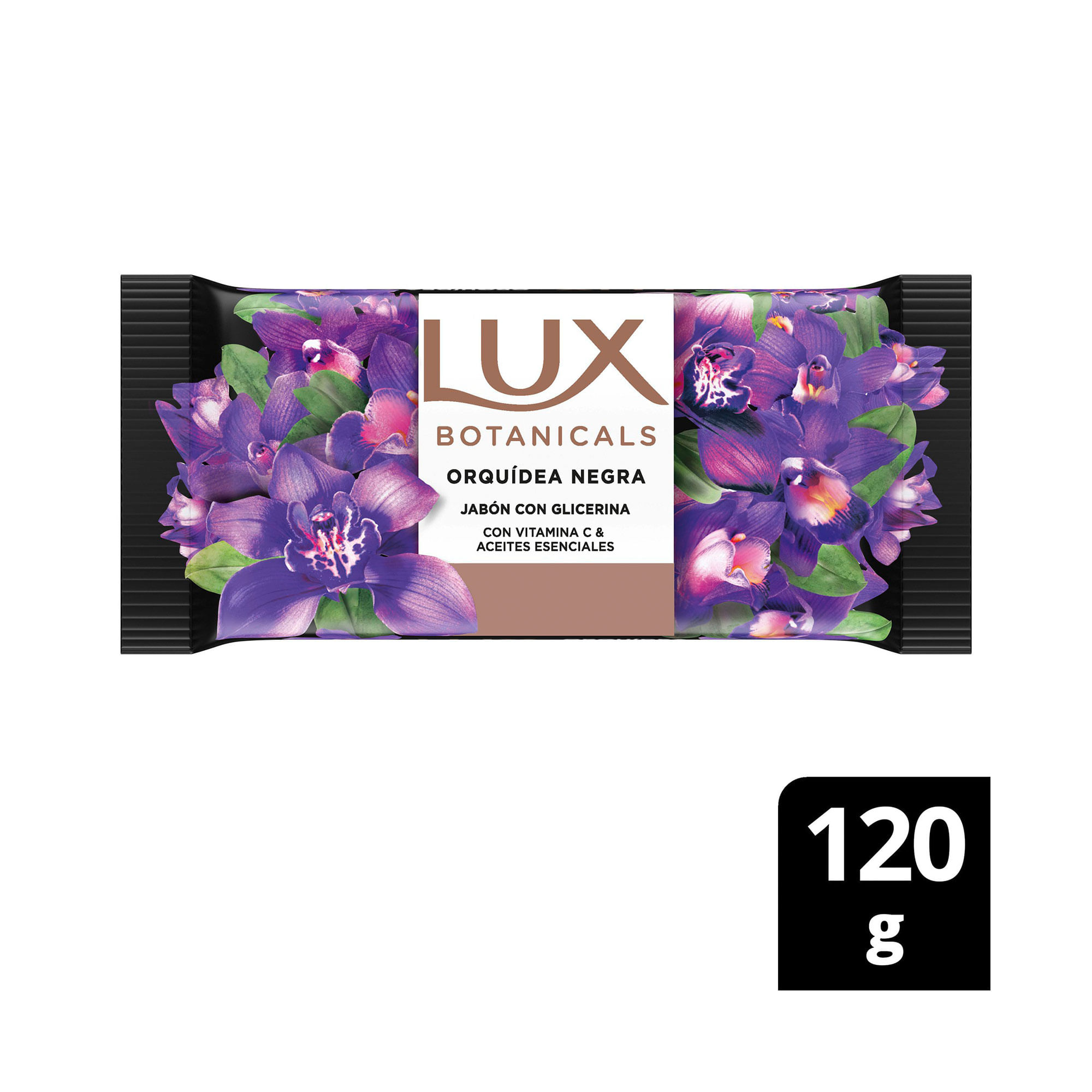 Jabón de tocador Lux orquidea negra 120 g.